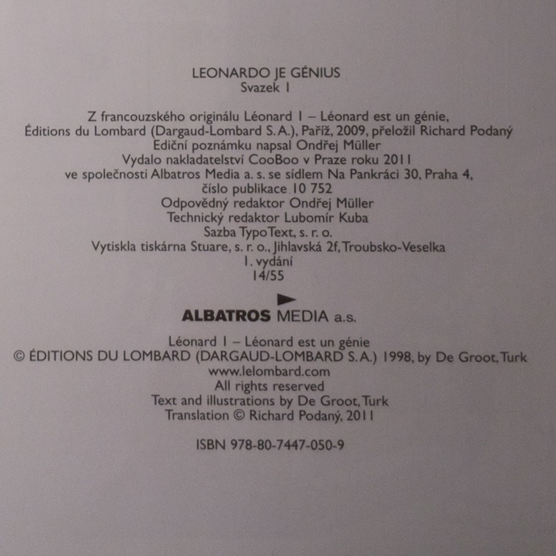 Philippe Liégeois Leonardo je génius. Leonardo 1