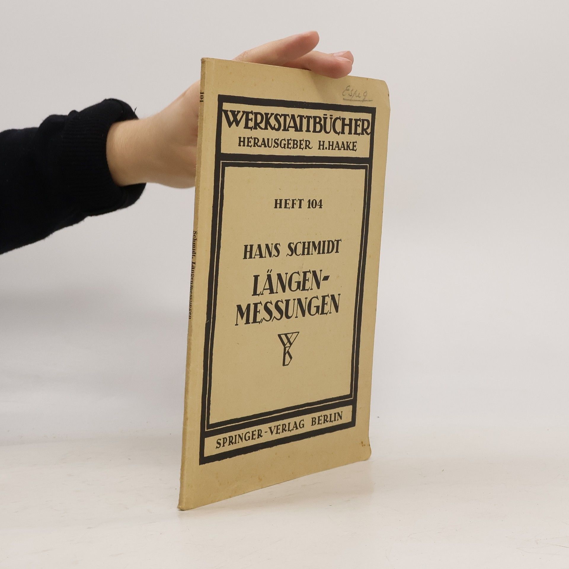 Hans Schmidt Längenmessungen