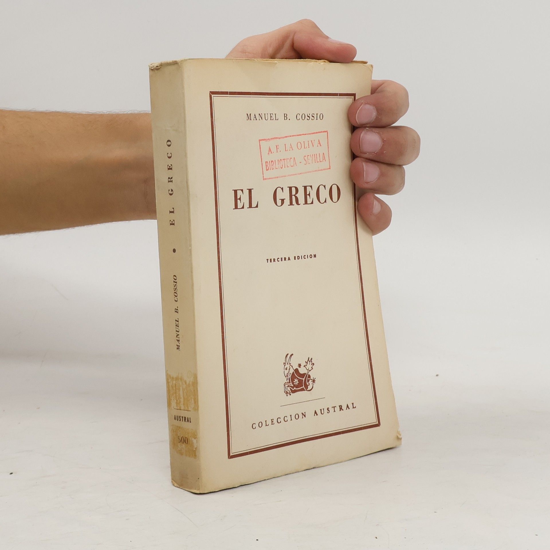 Manuel B. Cossio El Greco