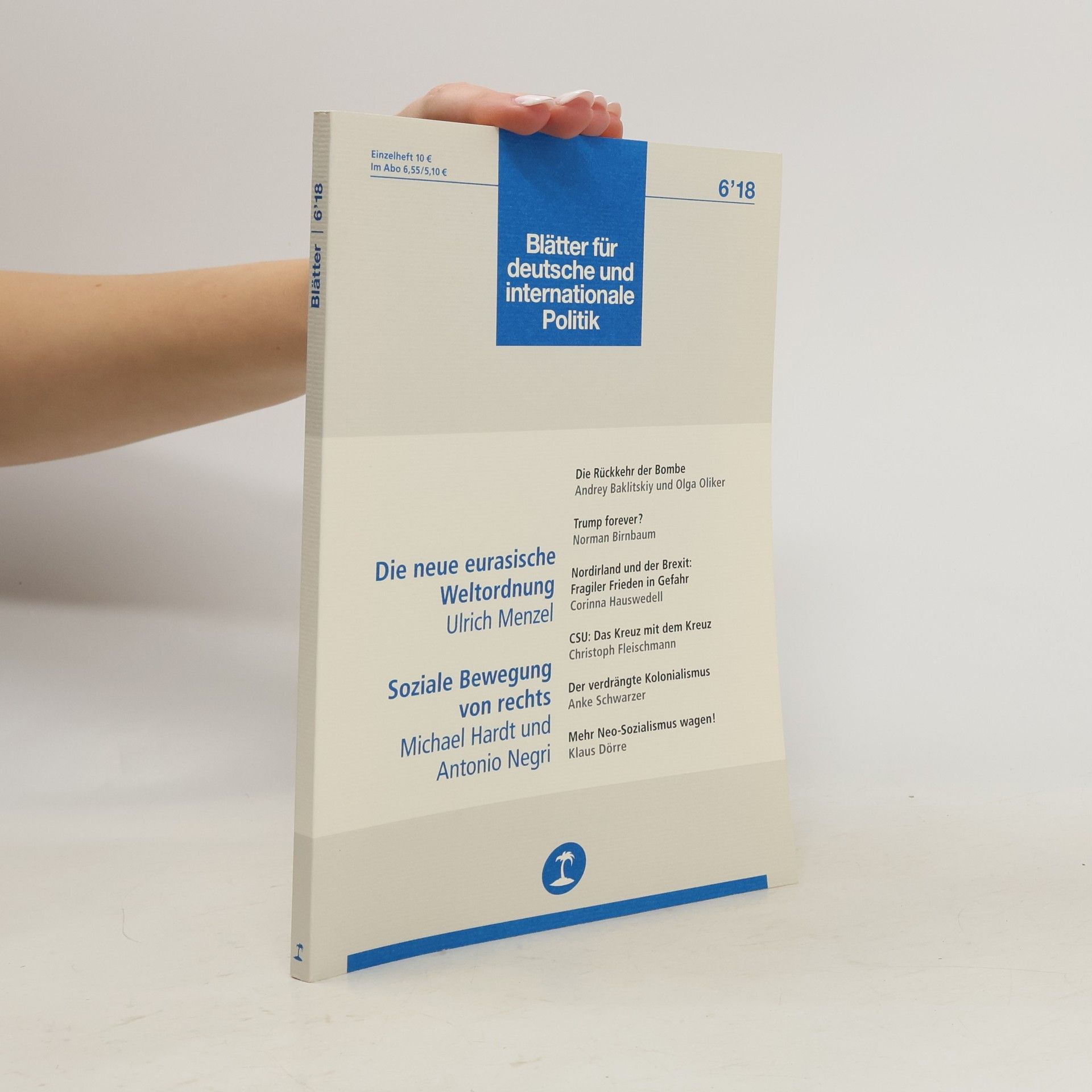 Autorenkollektiv Blätter für deutsche und internationale Politik 6'18