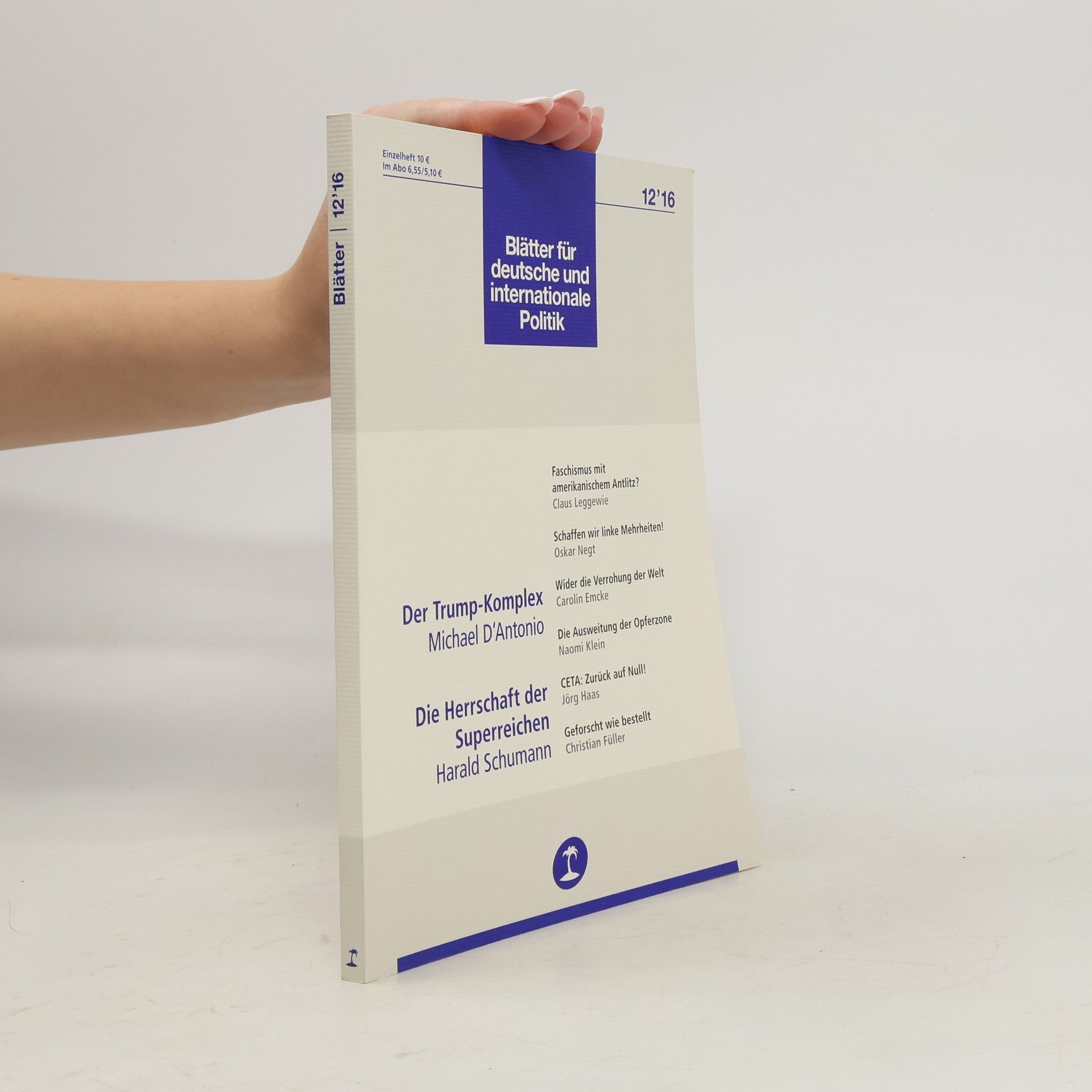 Autorenkollektiv Blätter für deutsche und internationale Politik 12'16