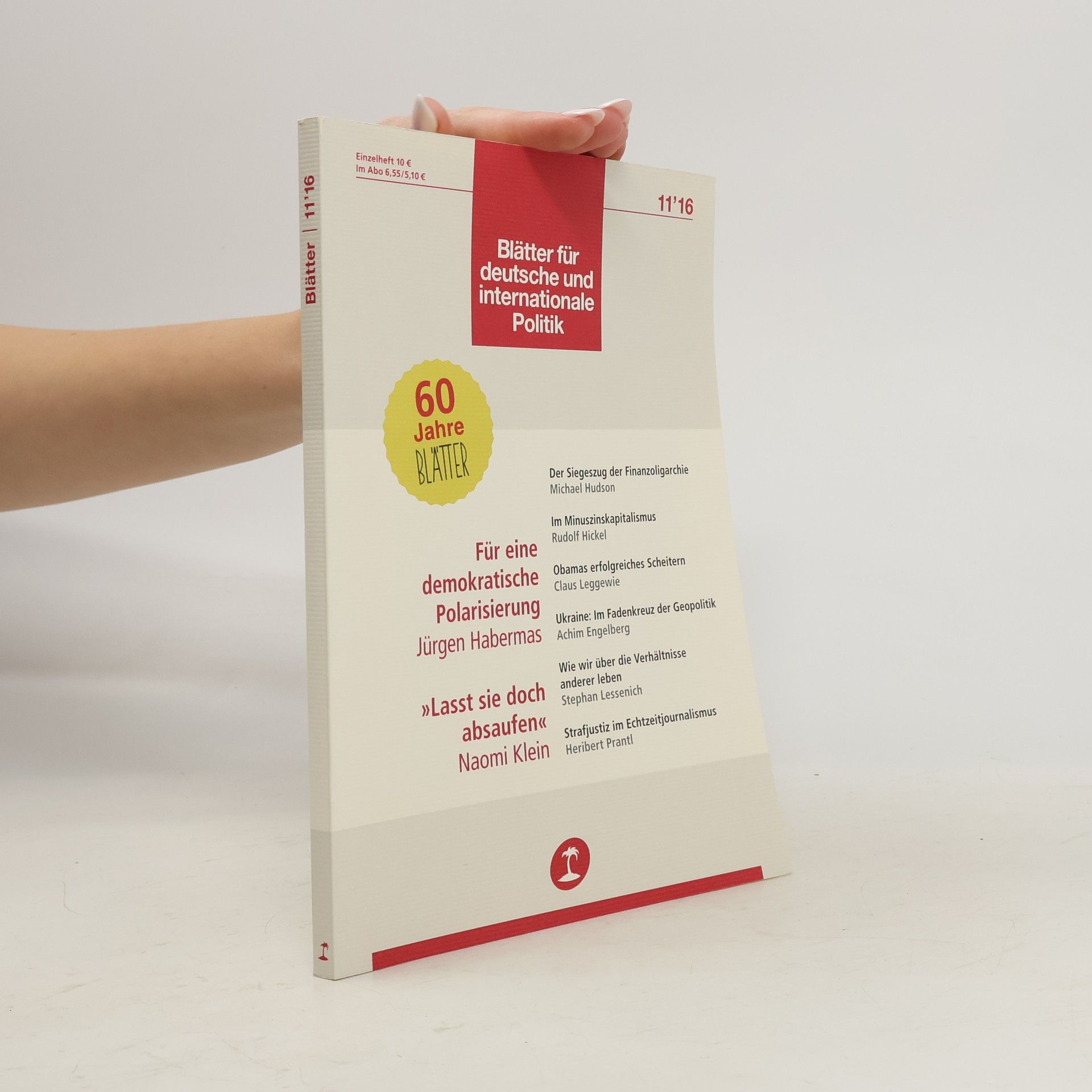 Autorenkollektiv Blätter für deutsche und internationale Politik 11/16