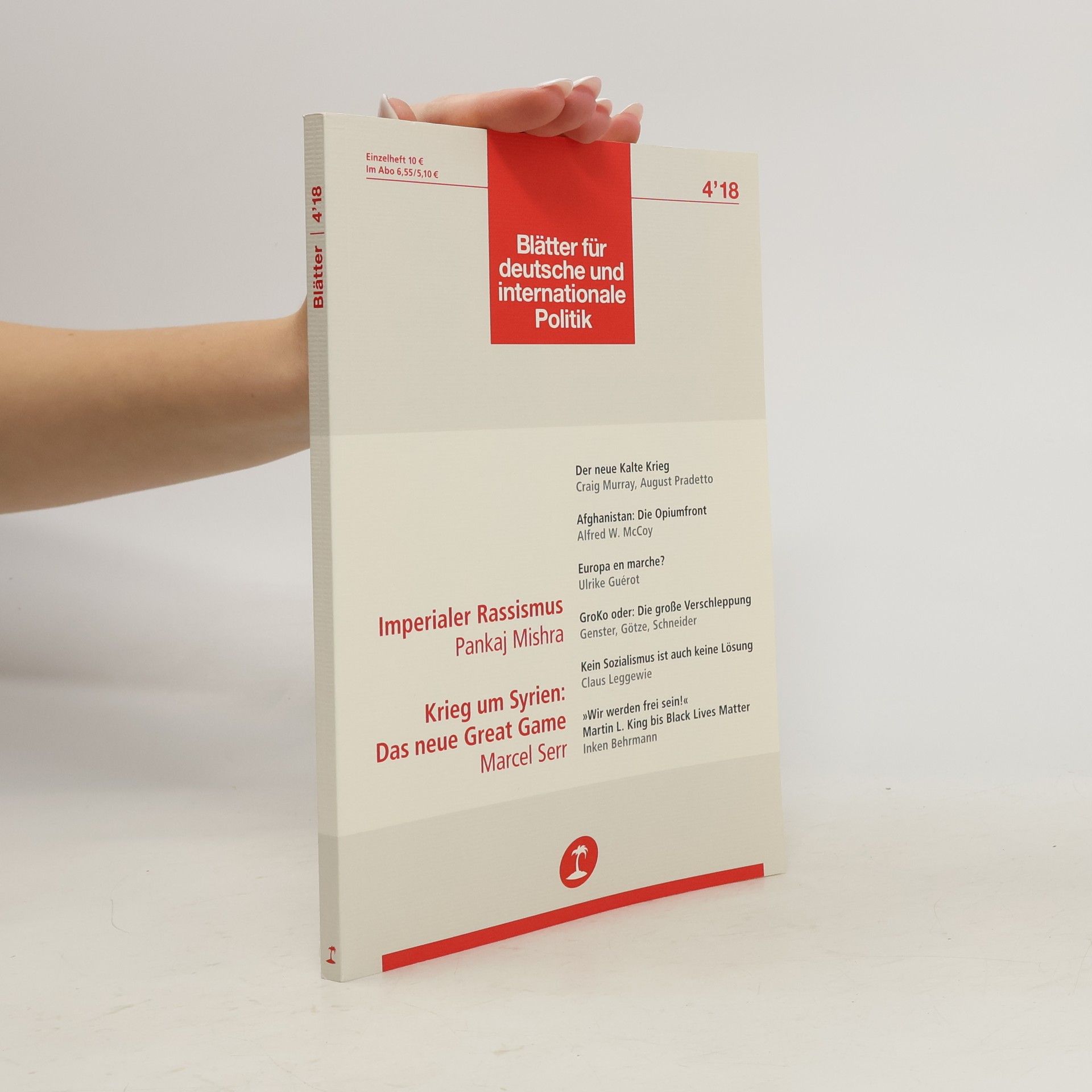 Autorenkollektiv Blätter für deutsche und internationale Politik 4´18
