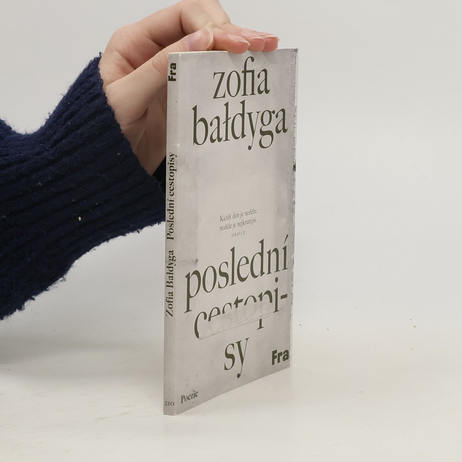 Zofia Bałdyga Poslední cestopisy