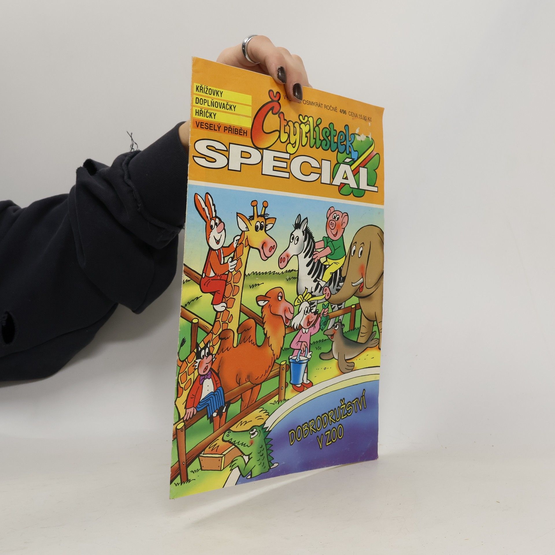 Autorenkollektiv Čtyřlístek speciál. Dobrodružství v Zoo.4/1996