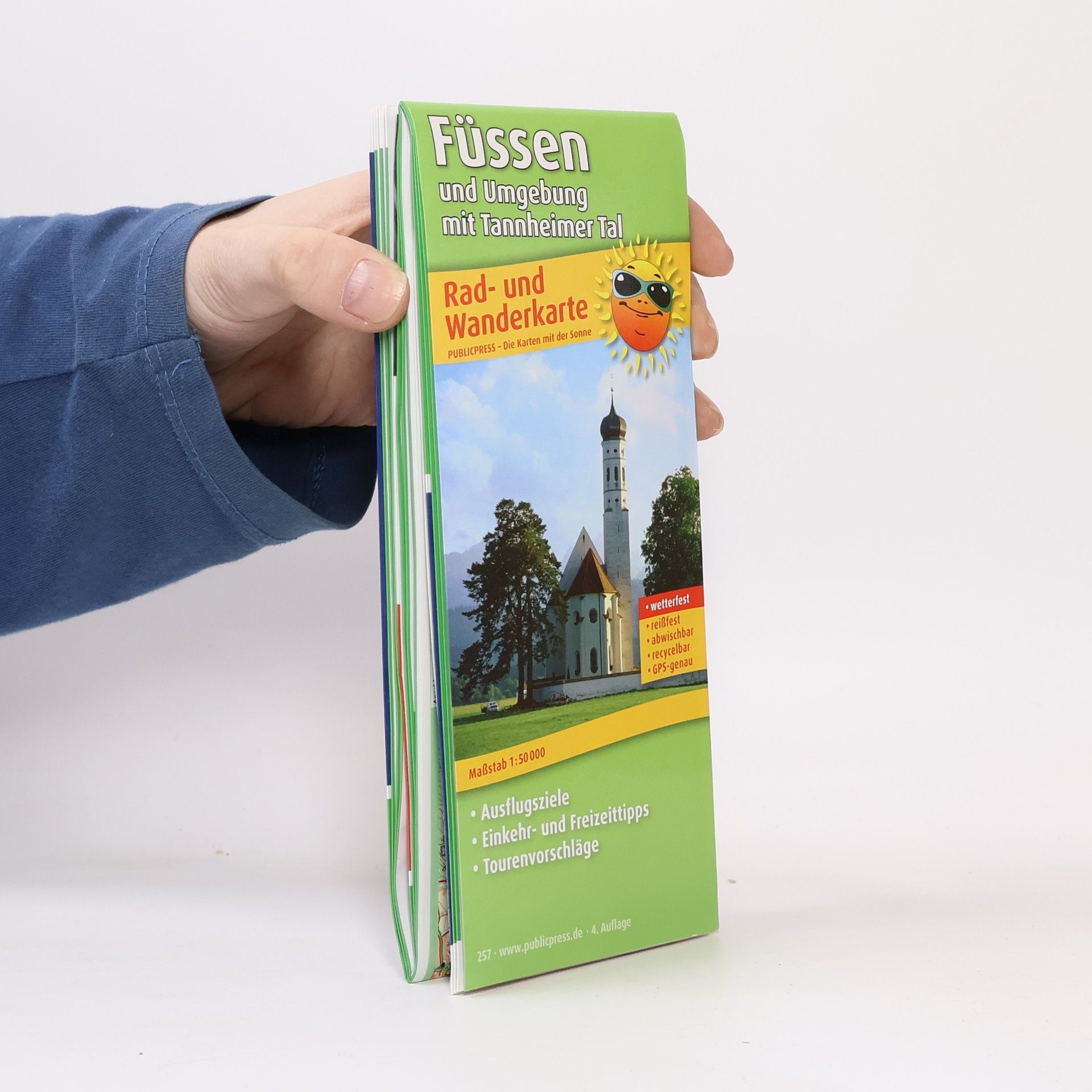 Collectif d'auteurs PublicPress Rad- und Wanderkarte Füssen und Umgebung