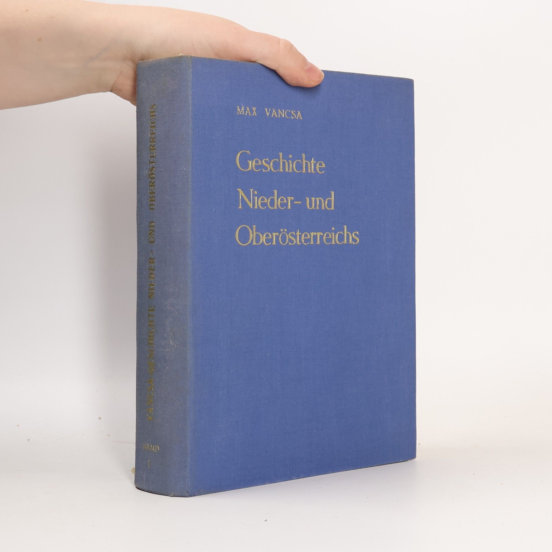 Max Vancsa Geschichte Nieder- und Oberösterreichs