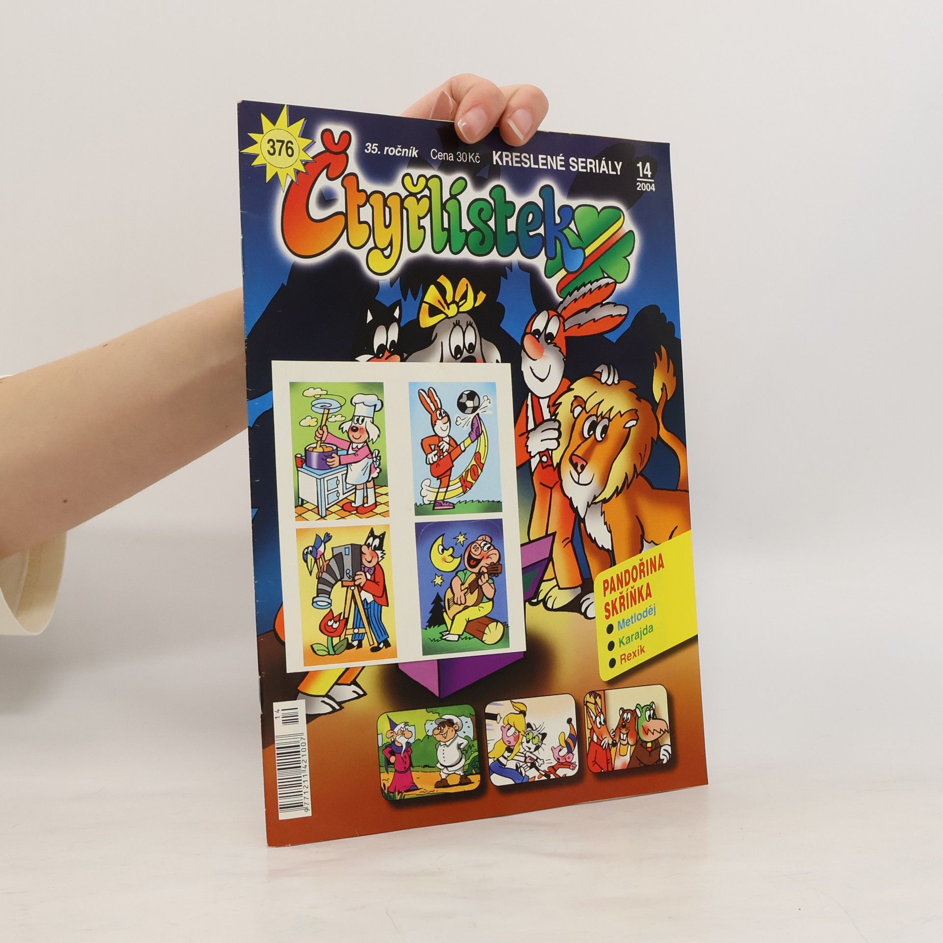 Collectif d'auteurs Čtyřlístek 376. Pandořina skřínka. 14/2004