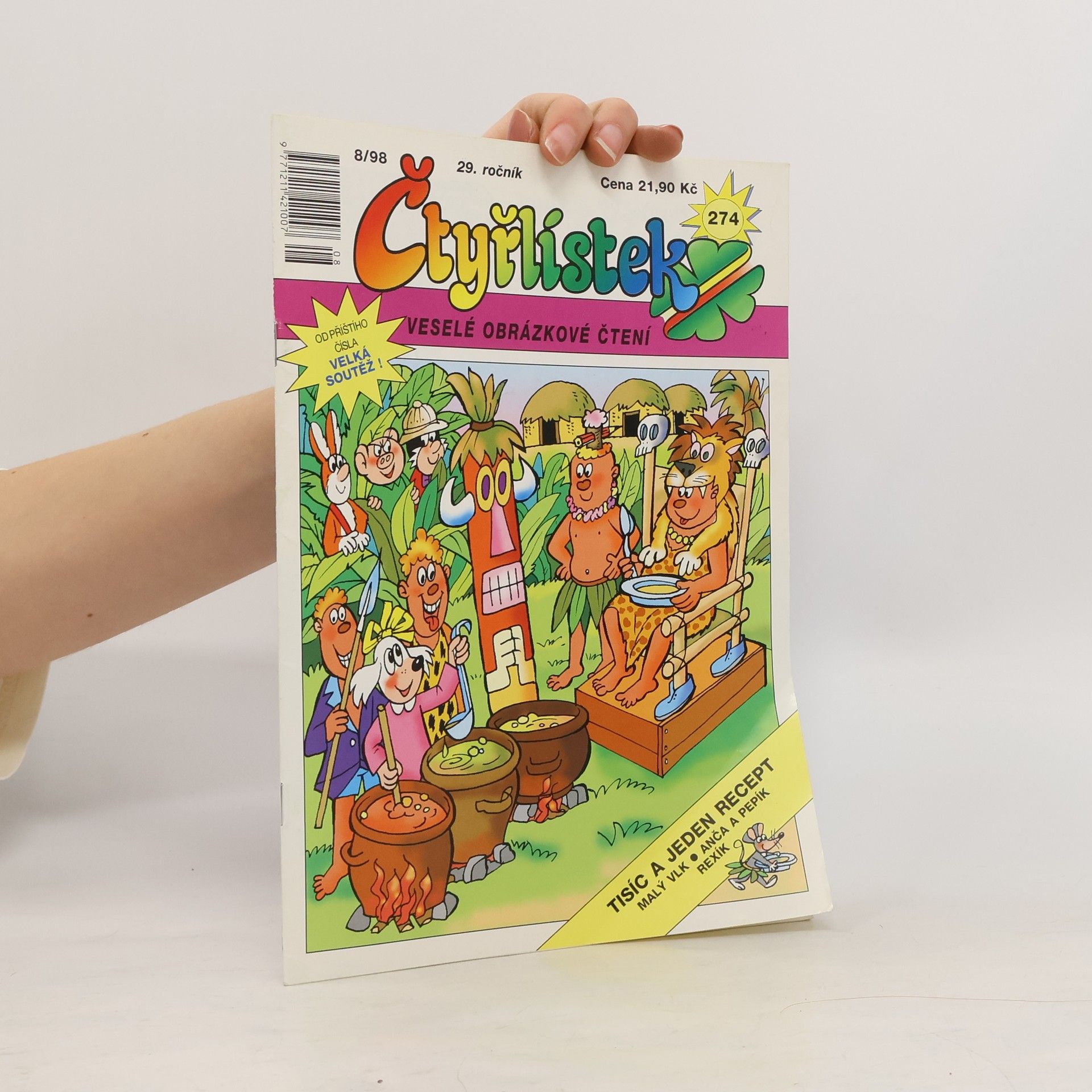 Collectif d'auteurs Čtyřlístek, 29.ročník, 8/98