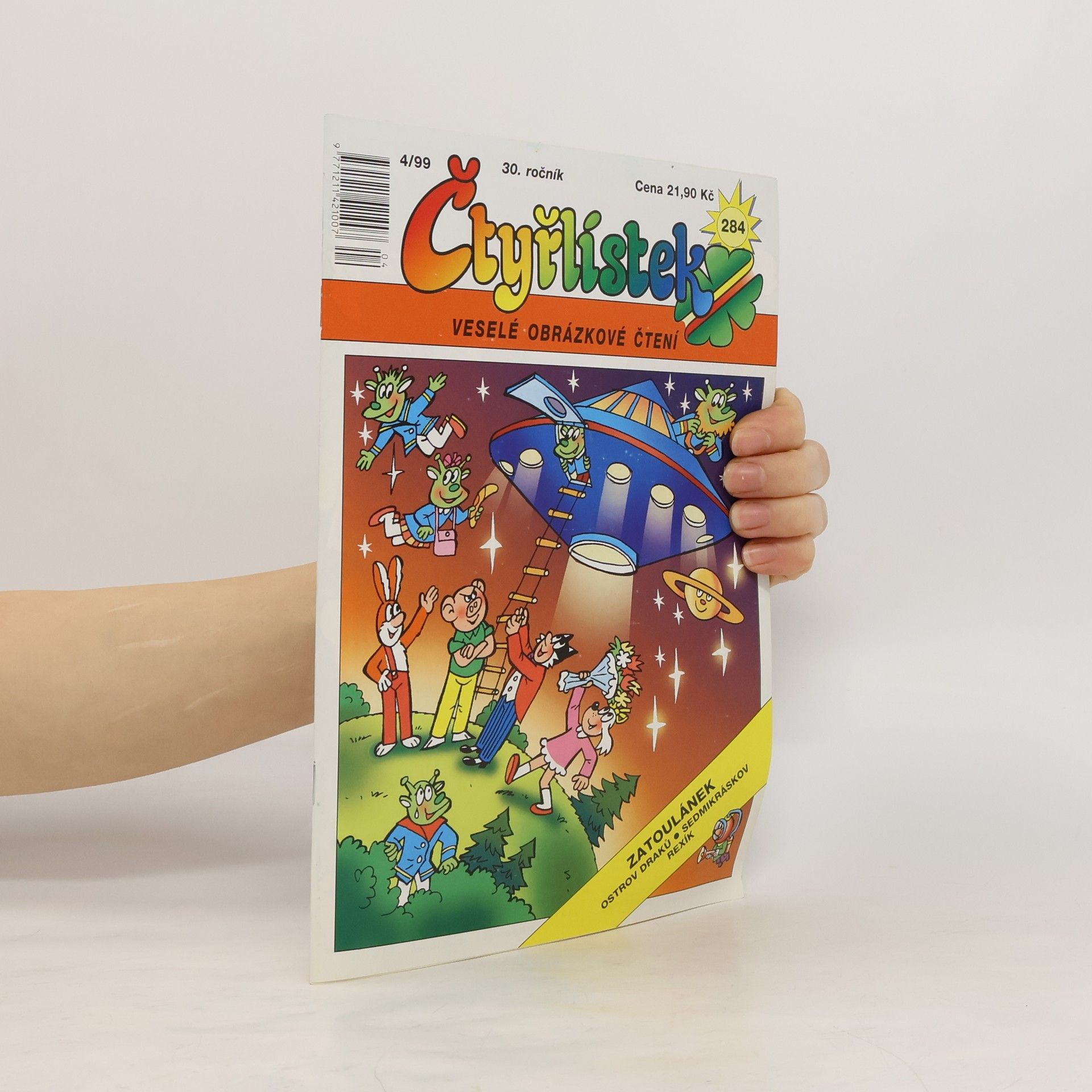 Collectif d'auteurs Čtyřlístek 4/1999. Číslo 284