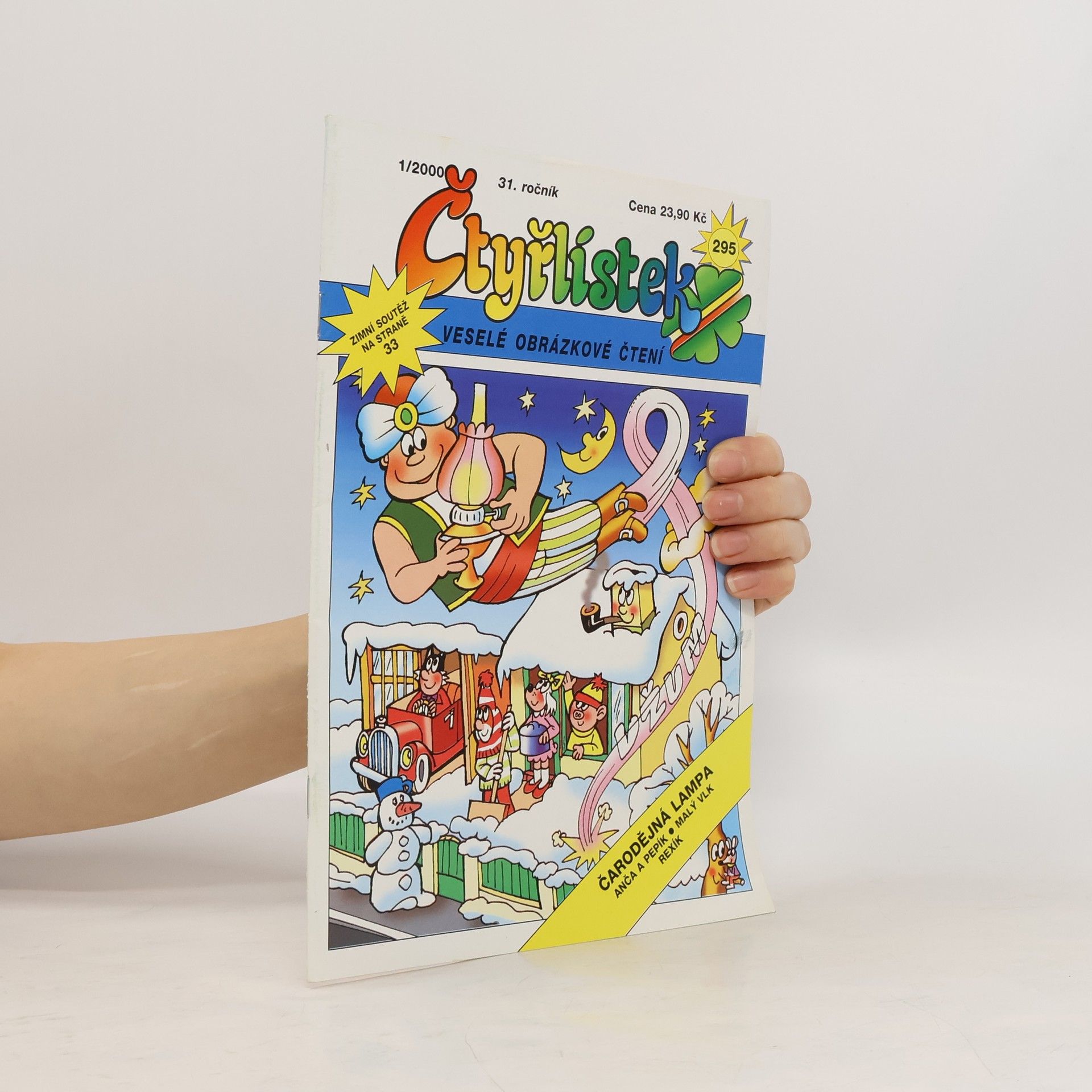 Kolektiv autorů Čtyřlístek 295. 1/2000. Čarodějná lampa