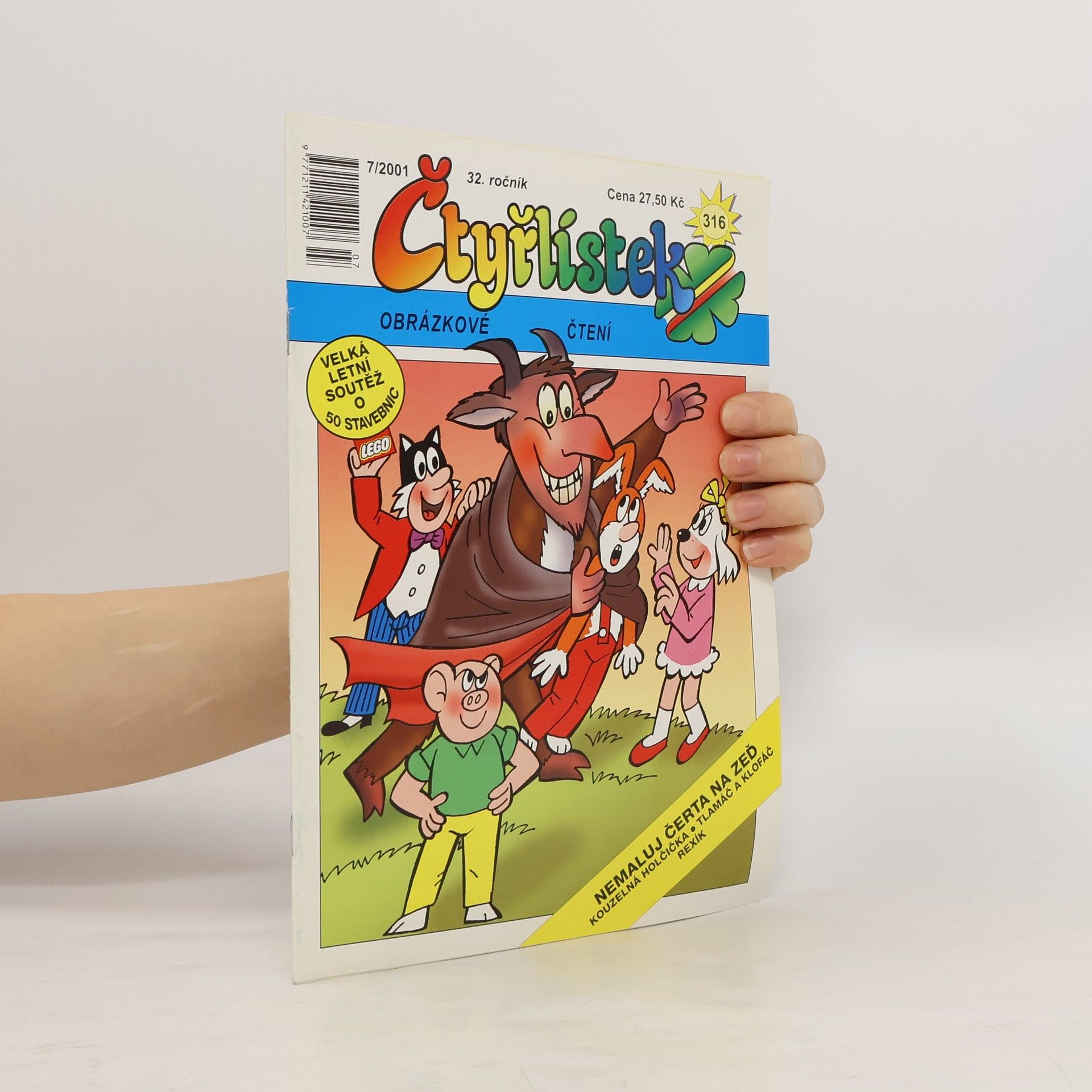 Collectif d'auteurs Čtyřlístek 316. 7/2001. Nemaluj čerta na zeď