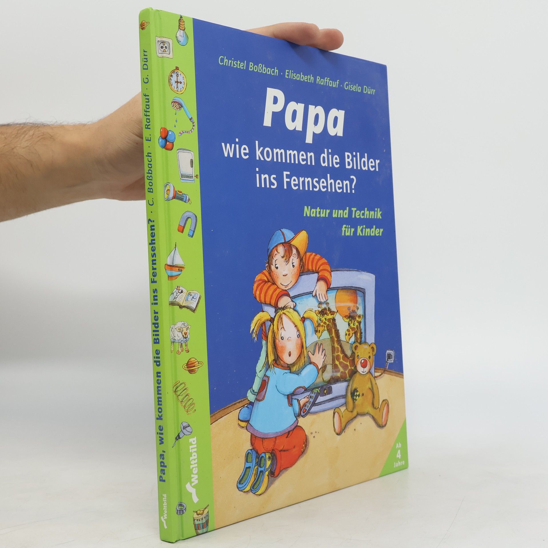 Papa, wie kommen die Bilder ins Fernsehen?