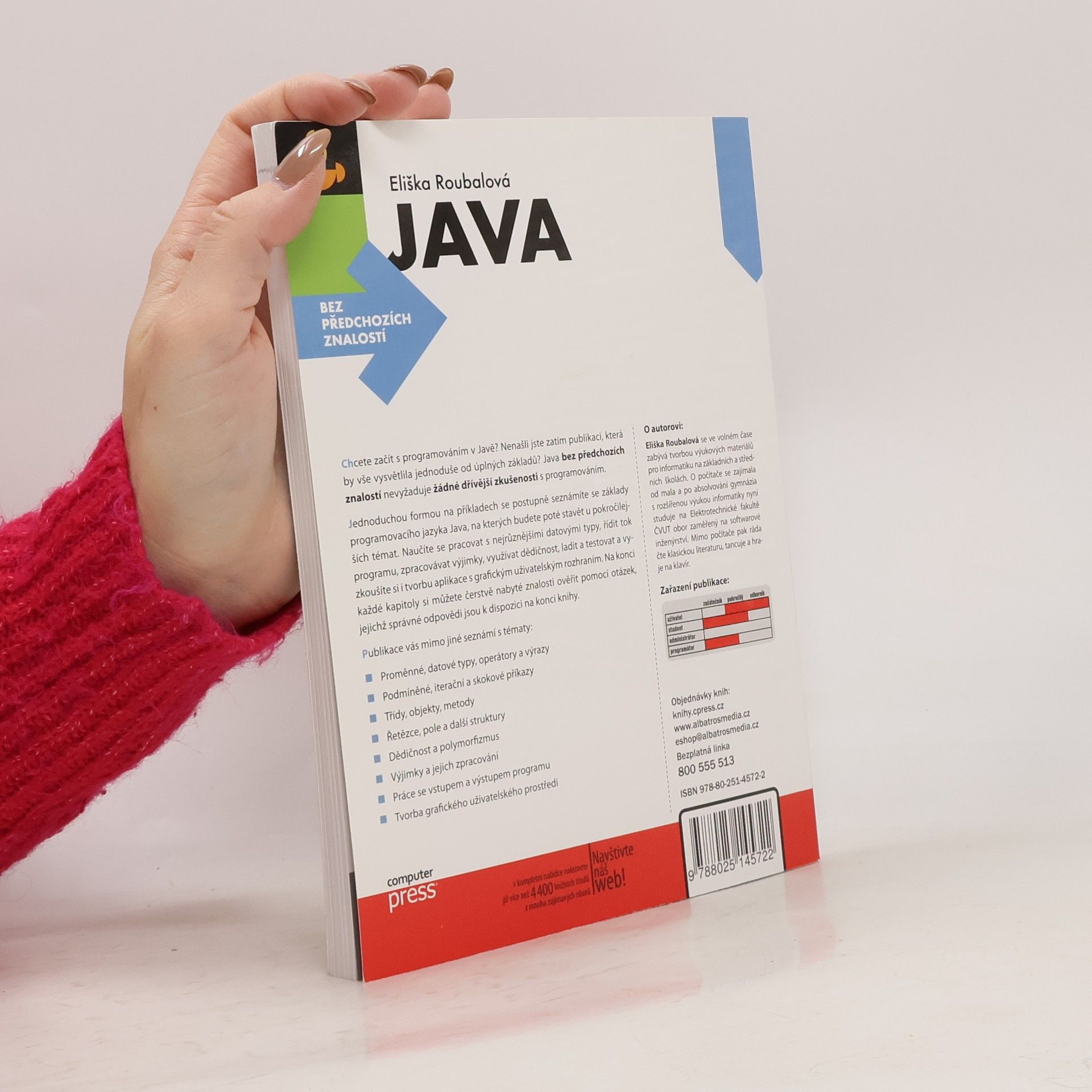 Eliška Roubalová Java bez předchozích znalostí