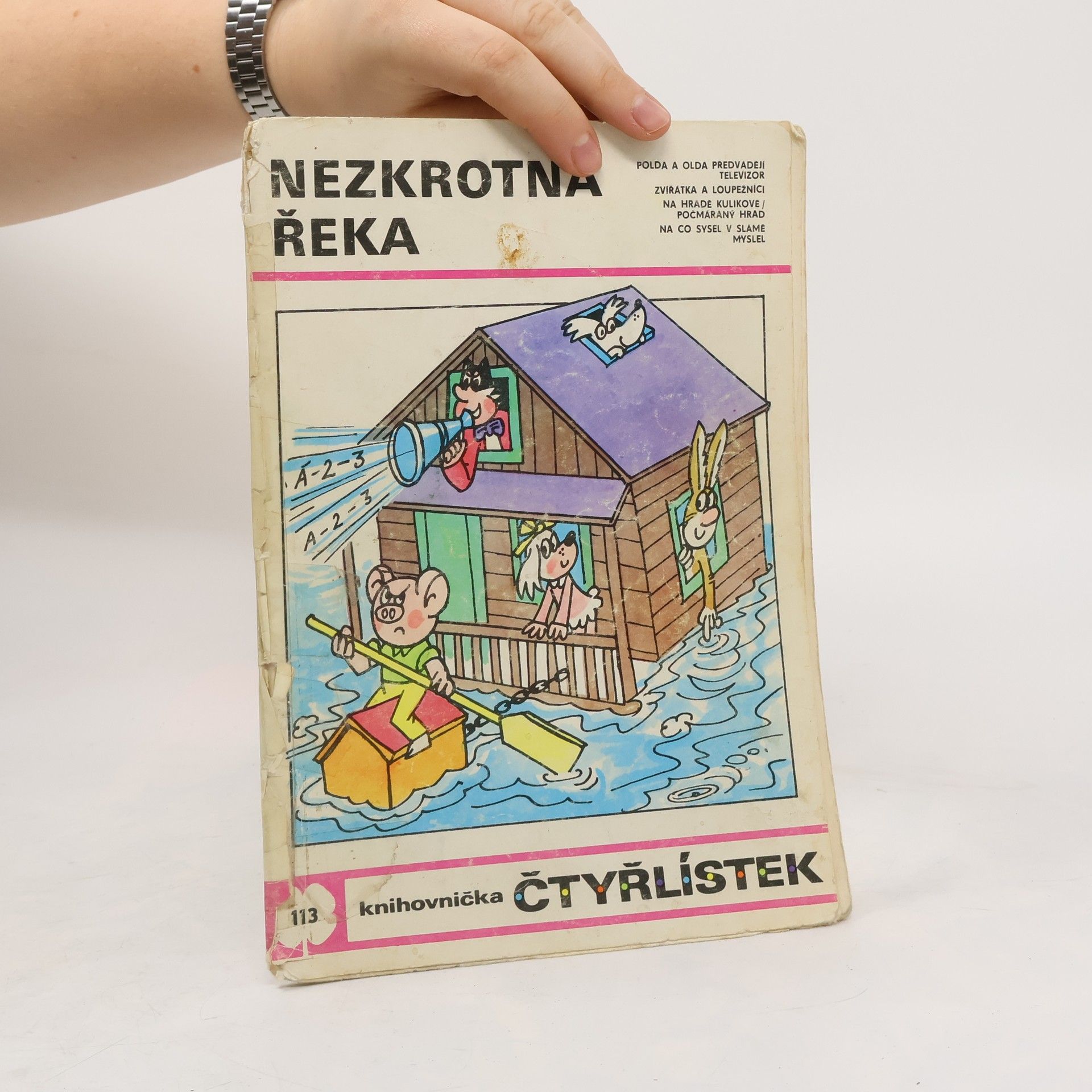 Jaroslav Němeček Čtyřlístek 113. Nezkrotná řeka