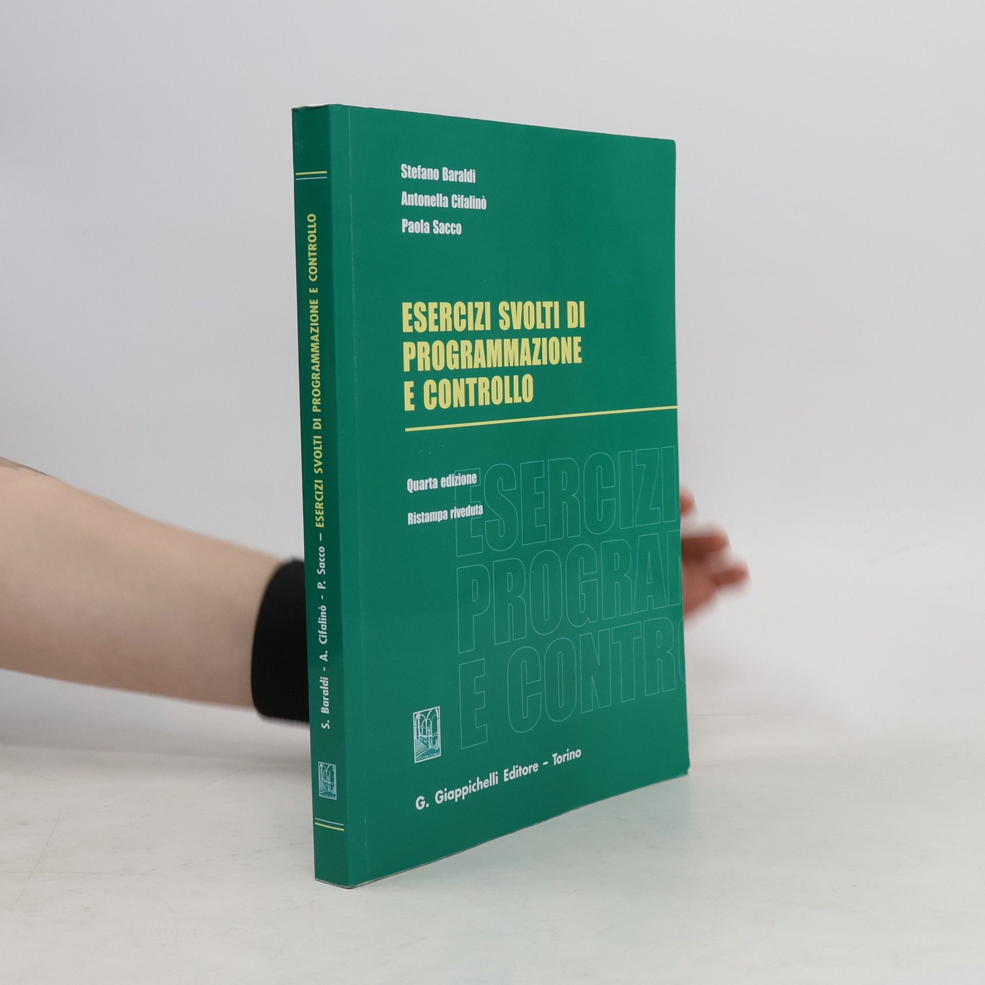 Stefano Baraldi Esercizi svolti di programmazione e controllo