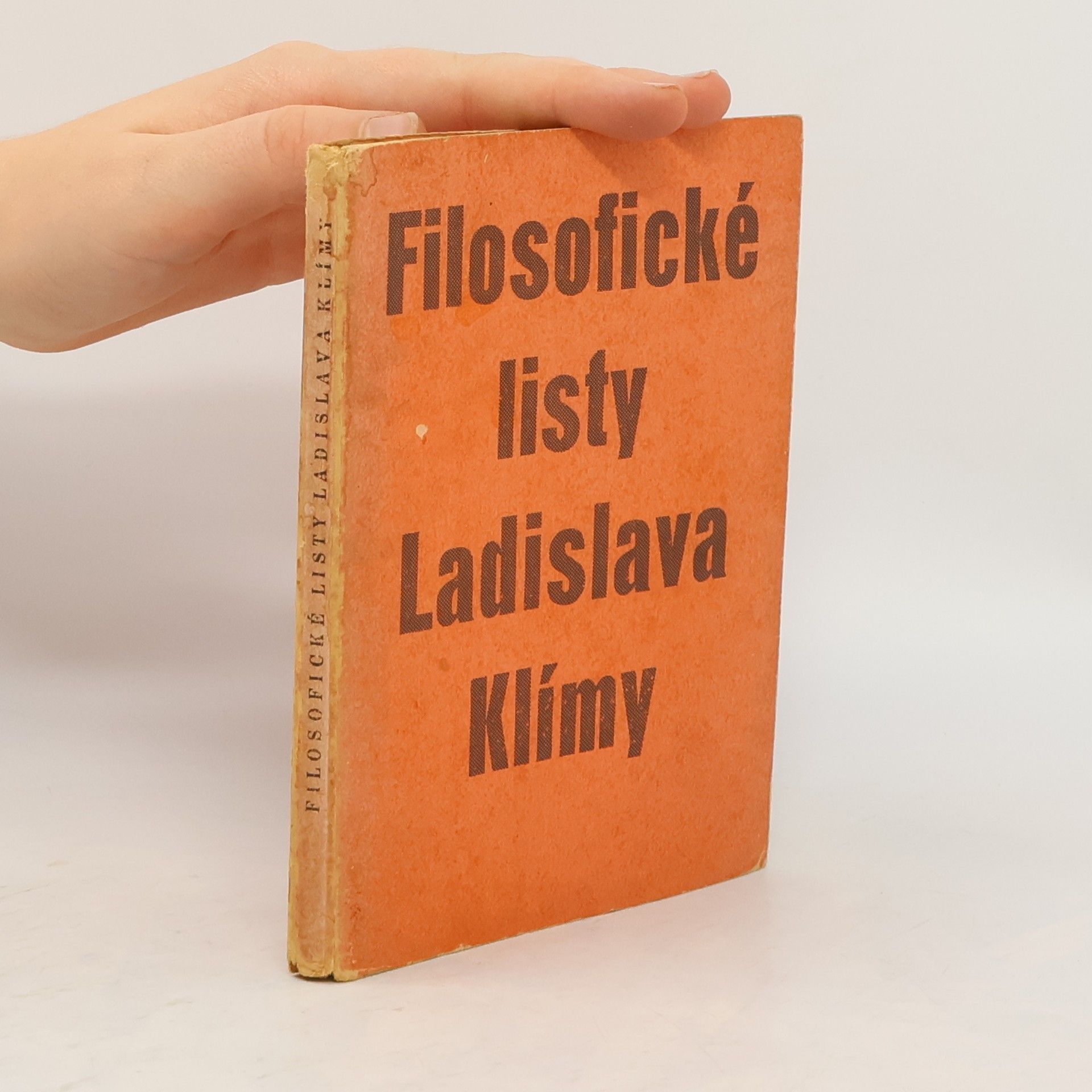Ladislav Klíma Filosofické listy Ladislava Klímy