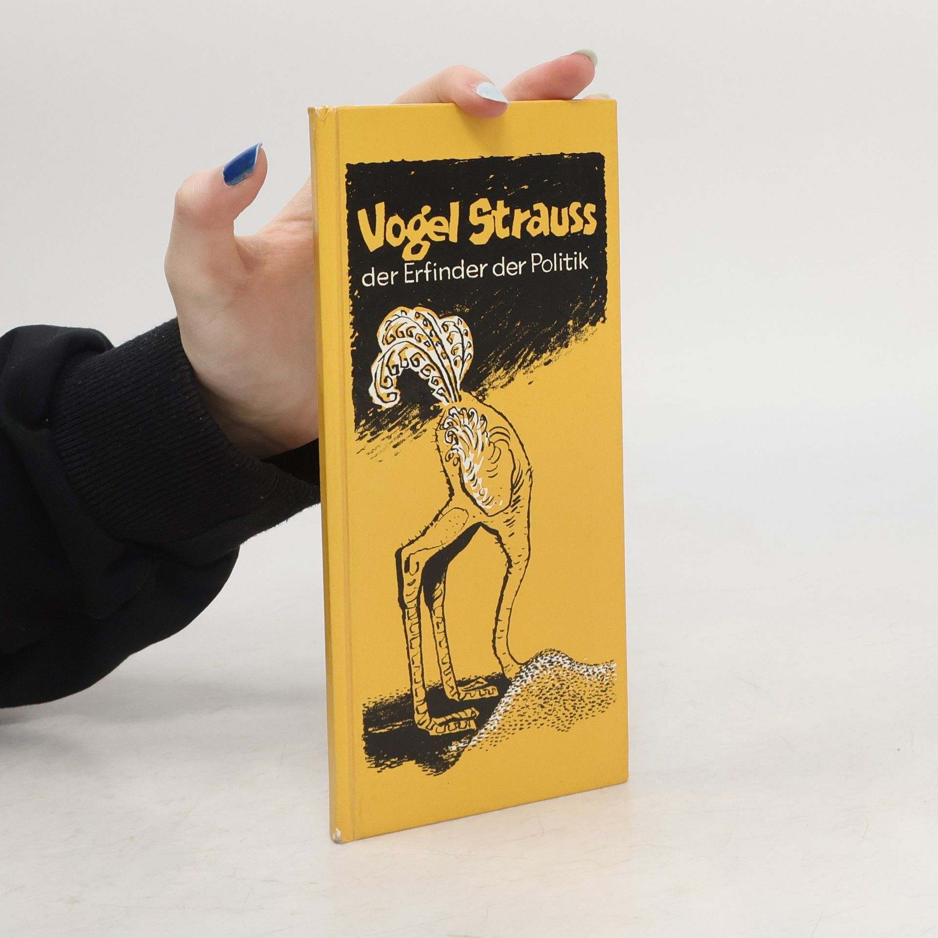 Vogel Strauss der Erfinder der Politik