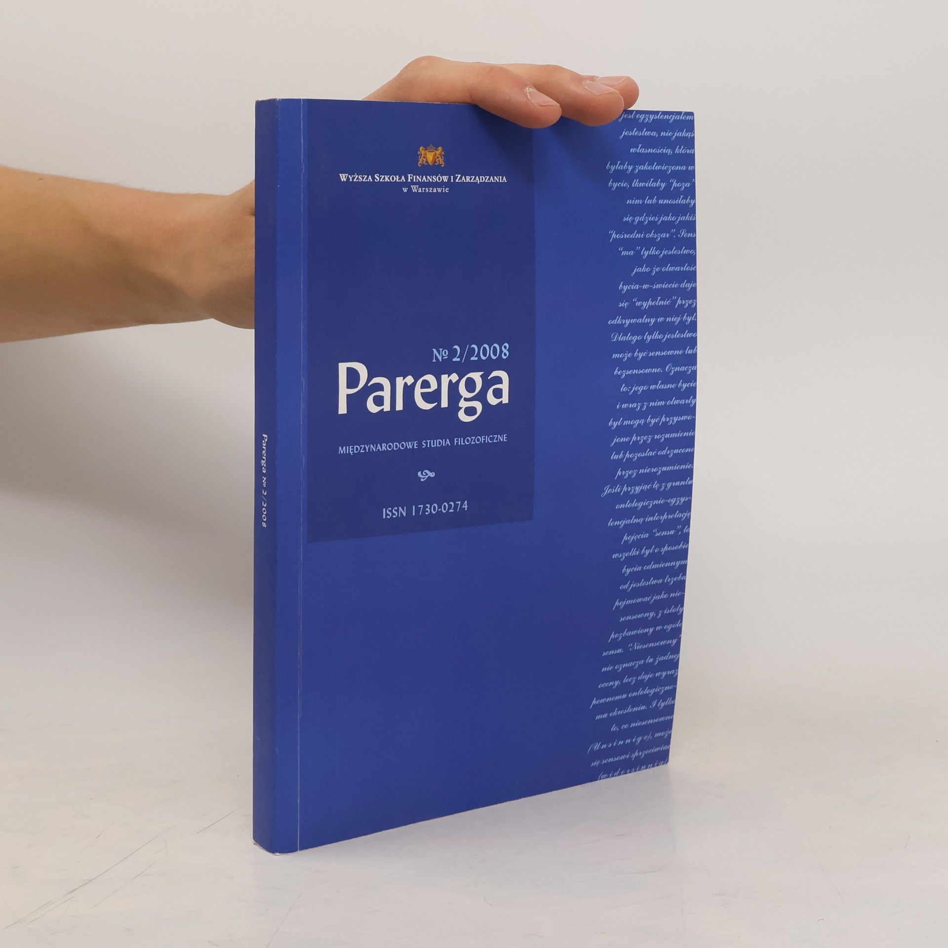 Collectif d'auteurs Parerga 2/2008