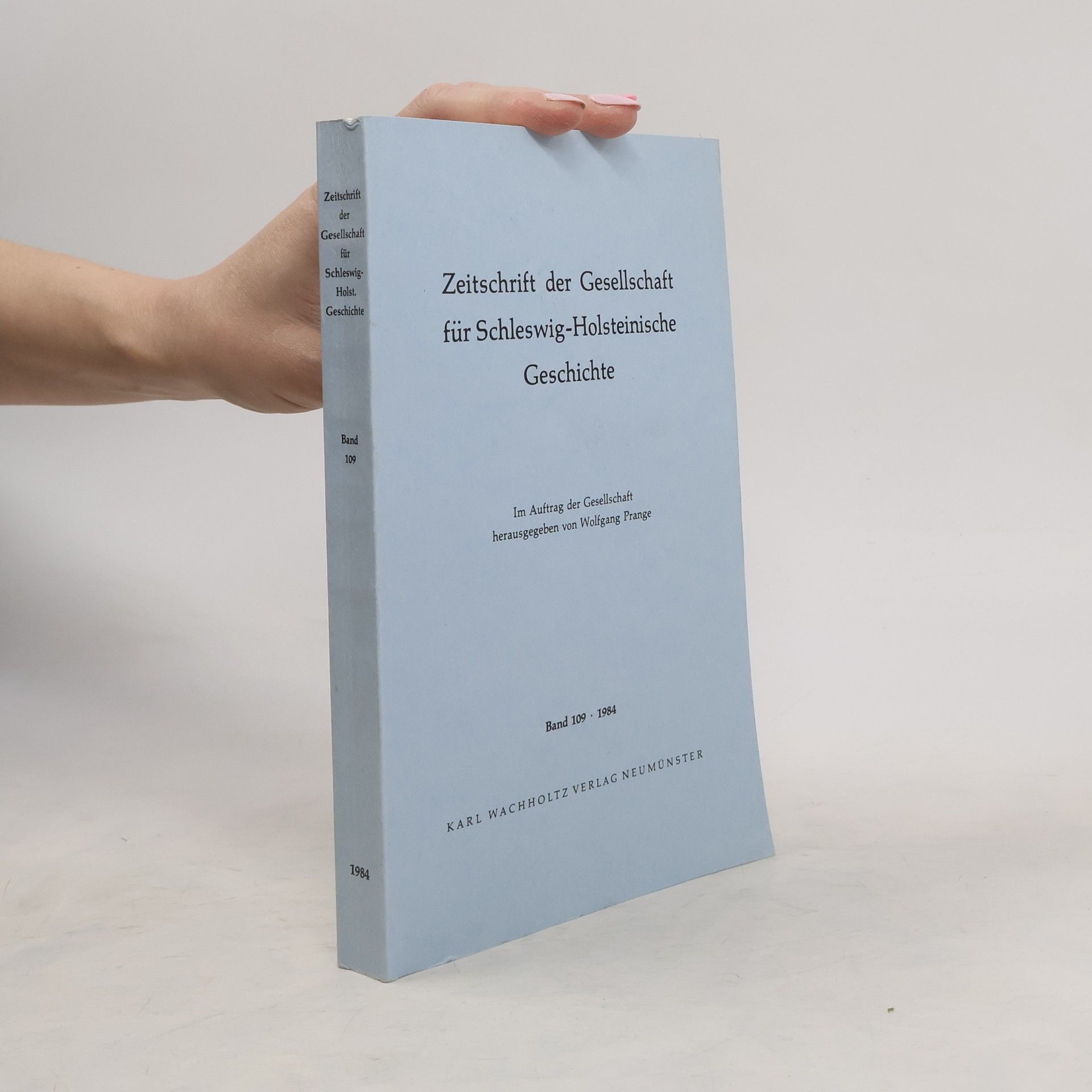 AA.VV. Zeitschrift der Gesellschaft für Schleswig-Holsteinische Geschichte