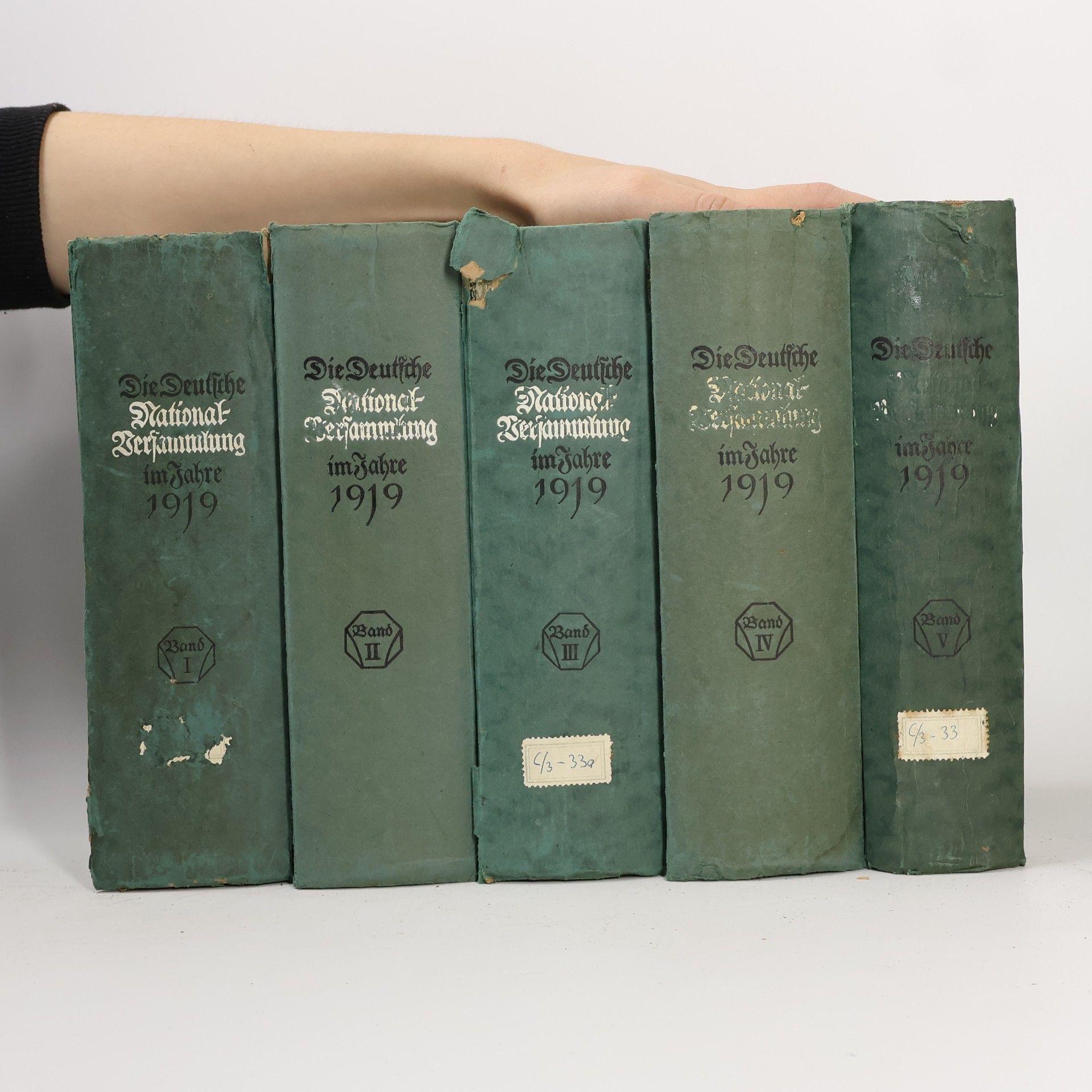 Ed. Heifron Die Deutsche Nationalversammlung im Jahre 1919. Band I.-IX.