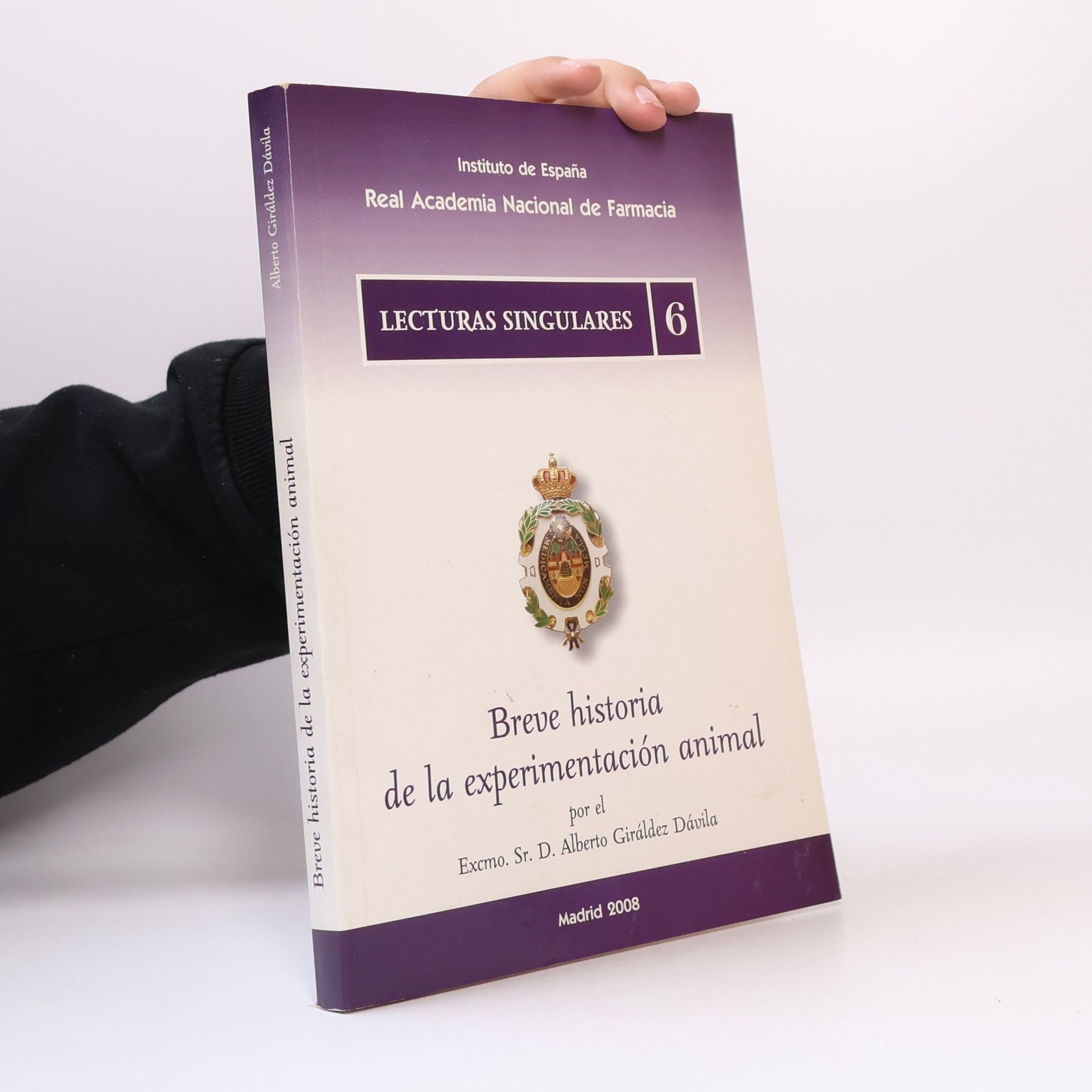 Alberto Giráldez Dávila Breve historia de la experimentación animal