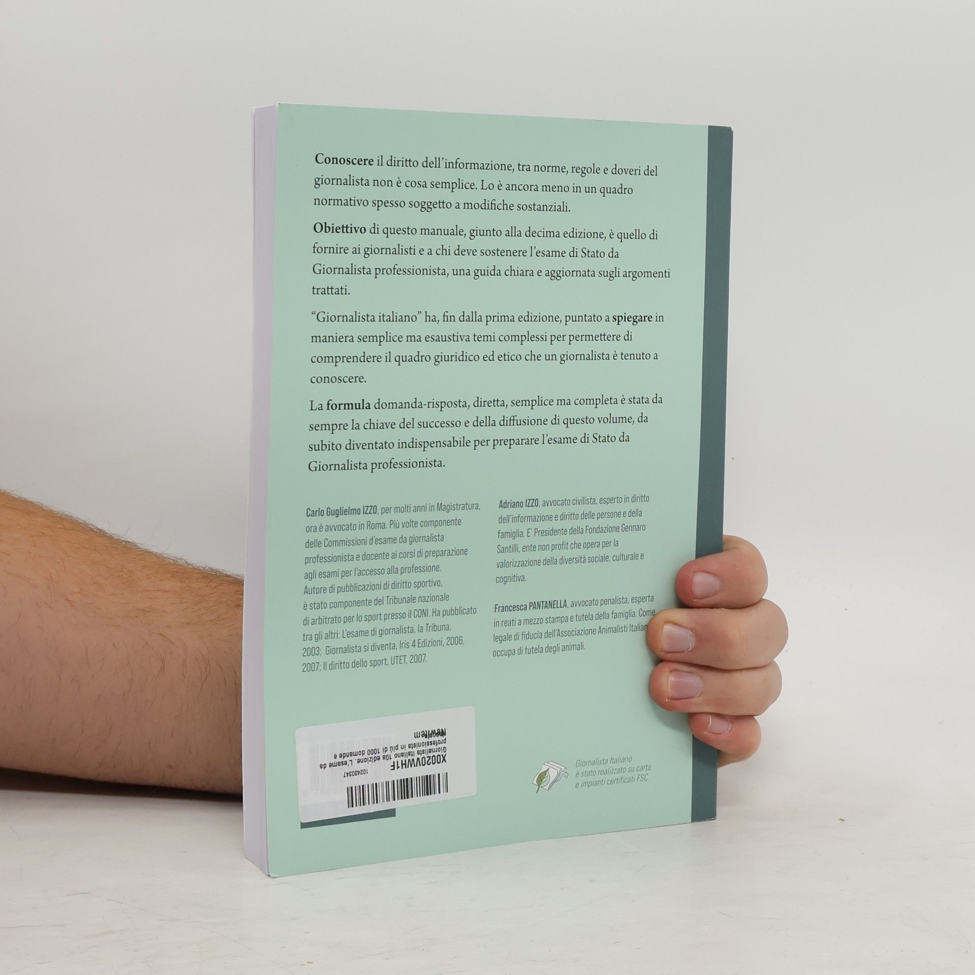 Adriano Izzo Giornalista Italiano 10a edizione. L’esame da professionista in più di 1000 domande e risposte
