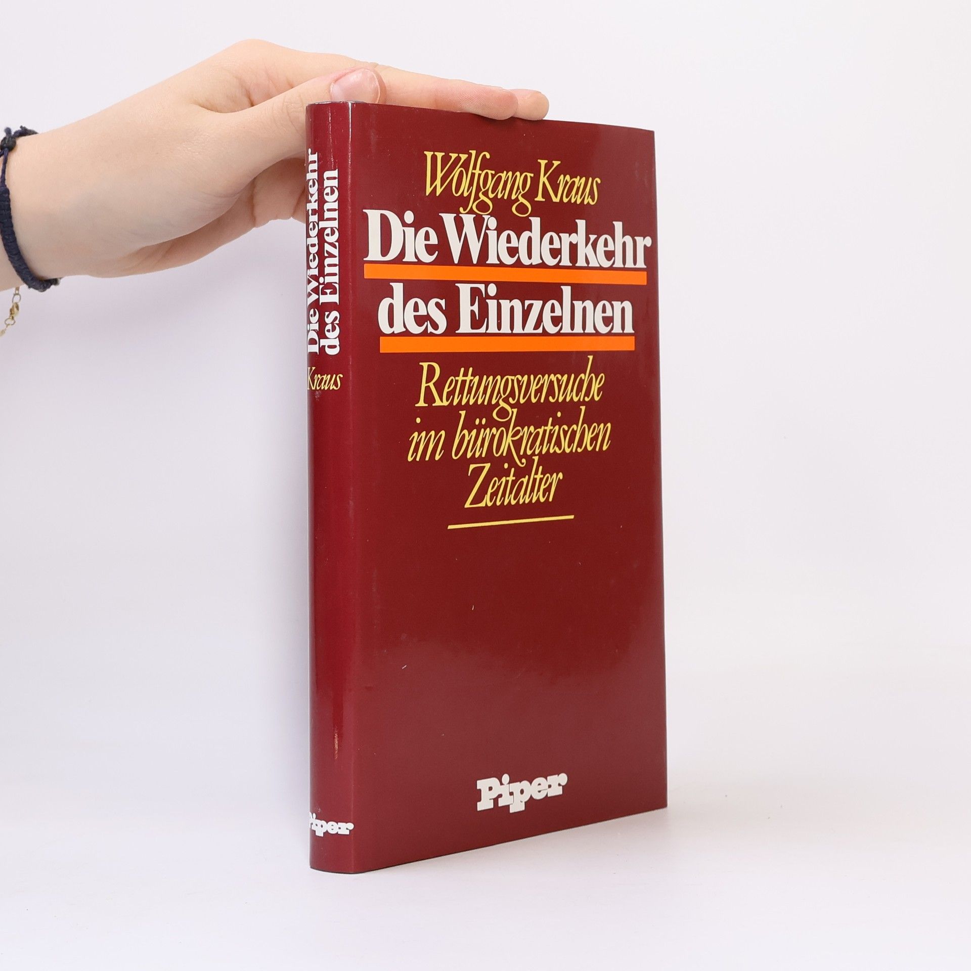 Wolfgang Kraus Die Wiederkehr des Einzelnen