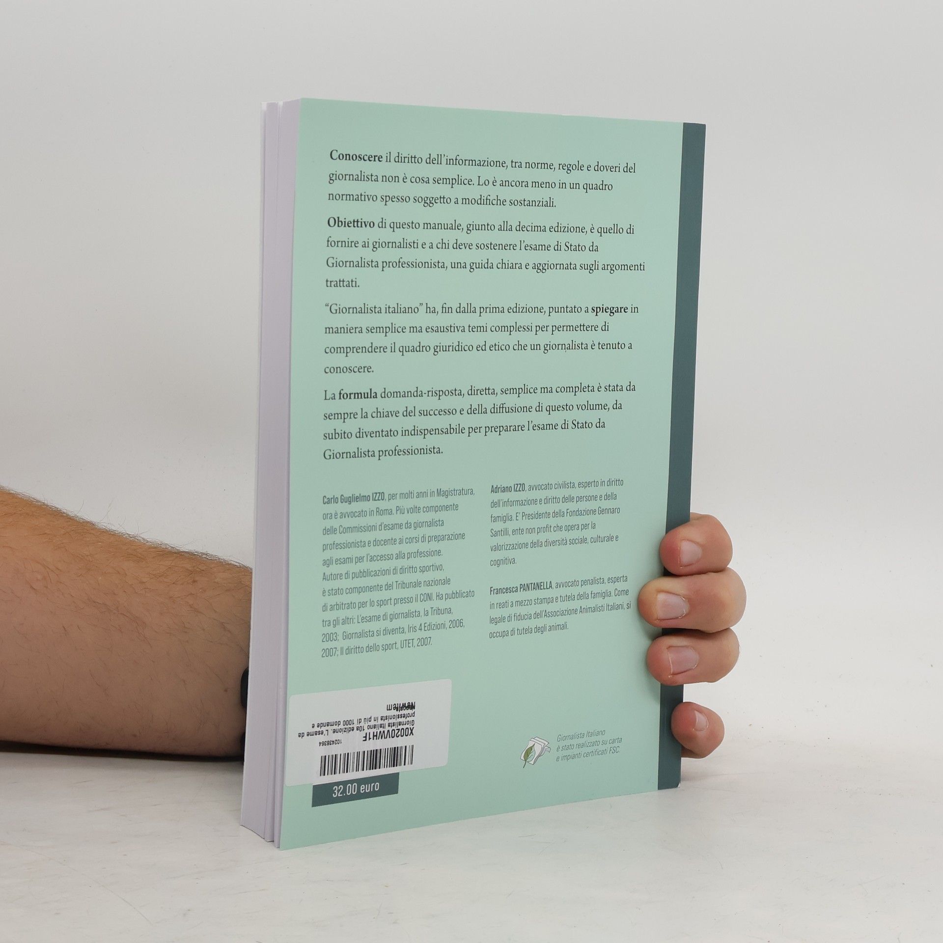 Adriano Izzo Giornalista Italiano 10a edizione. L’esame da professionista in più di 1000 domande e risposte