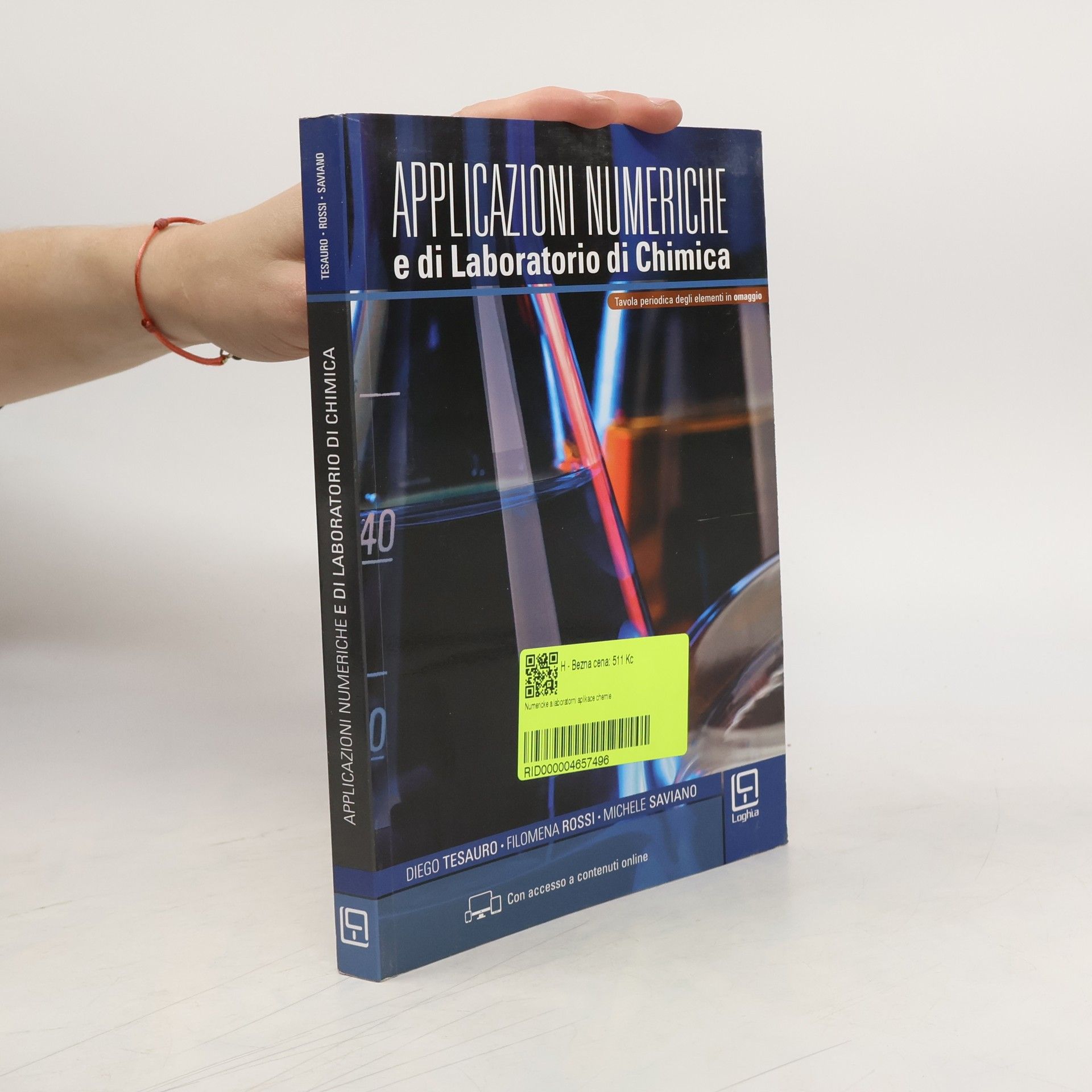 Diego Tesauro Applicazioni numeriche e di laboratorio di chimica