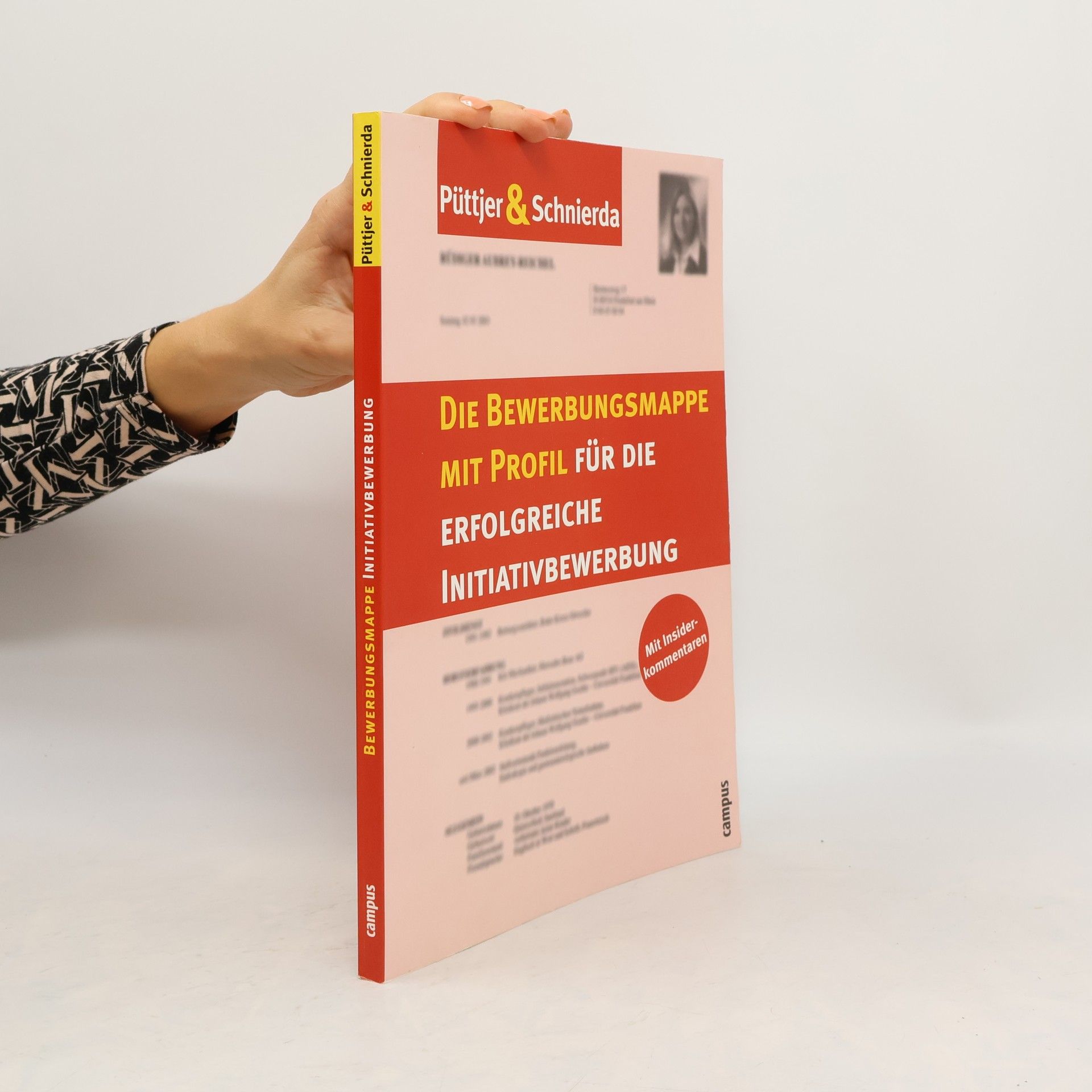 Christian Püttjer Die Bewerbungsmappe mit Profil für die erfolgreiche Initiativbewerbung