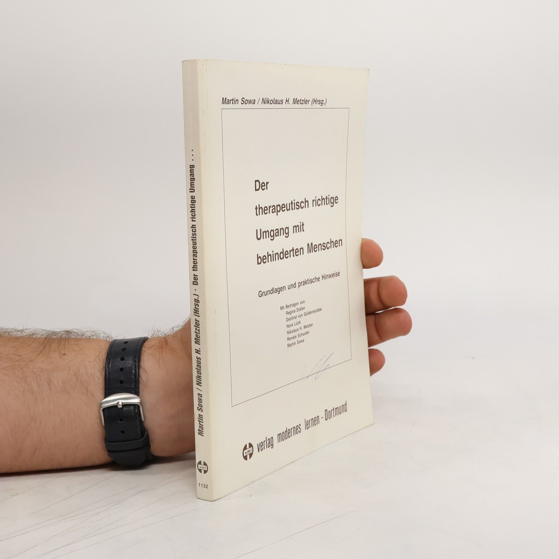 Martin Sowa Der therapeutisch richtige Umgang mit behinderten Menschen