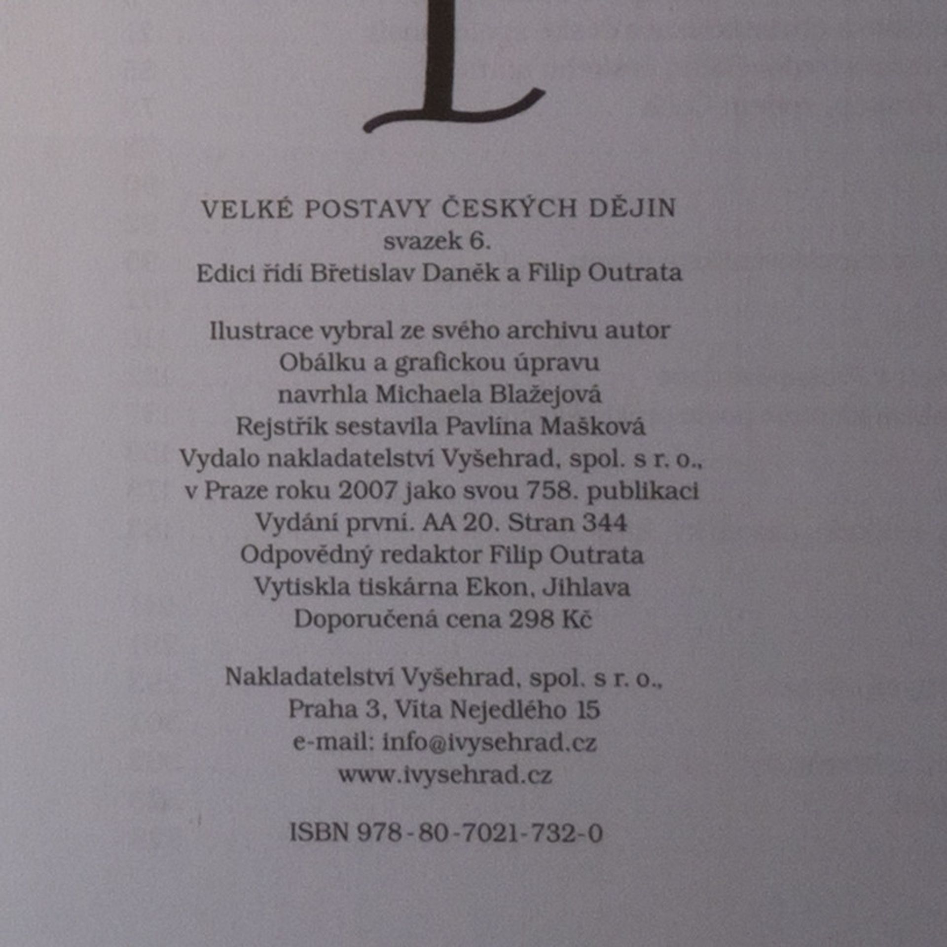 Petr Sommer Svatý Prokop. Z počátků českého státu a církve