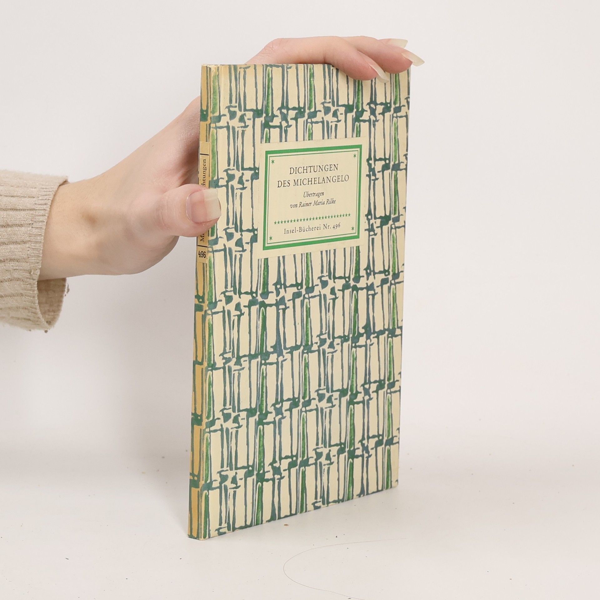 Rainer Maria Rilke Dichtungen des Michelangelo
