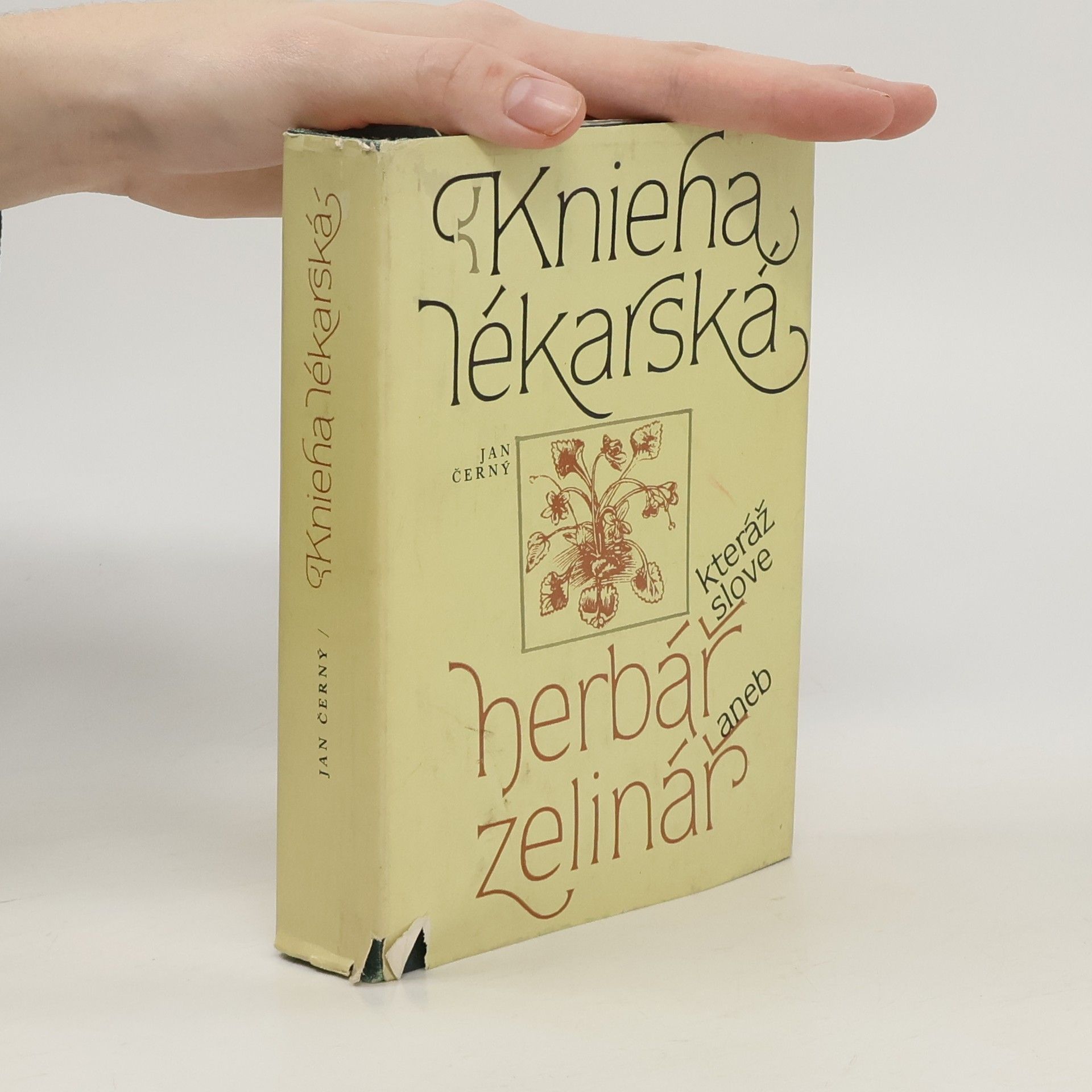 Jan Černý Knieha lékarská, kteráž slove herbář aneb zelinář
