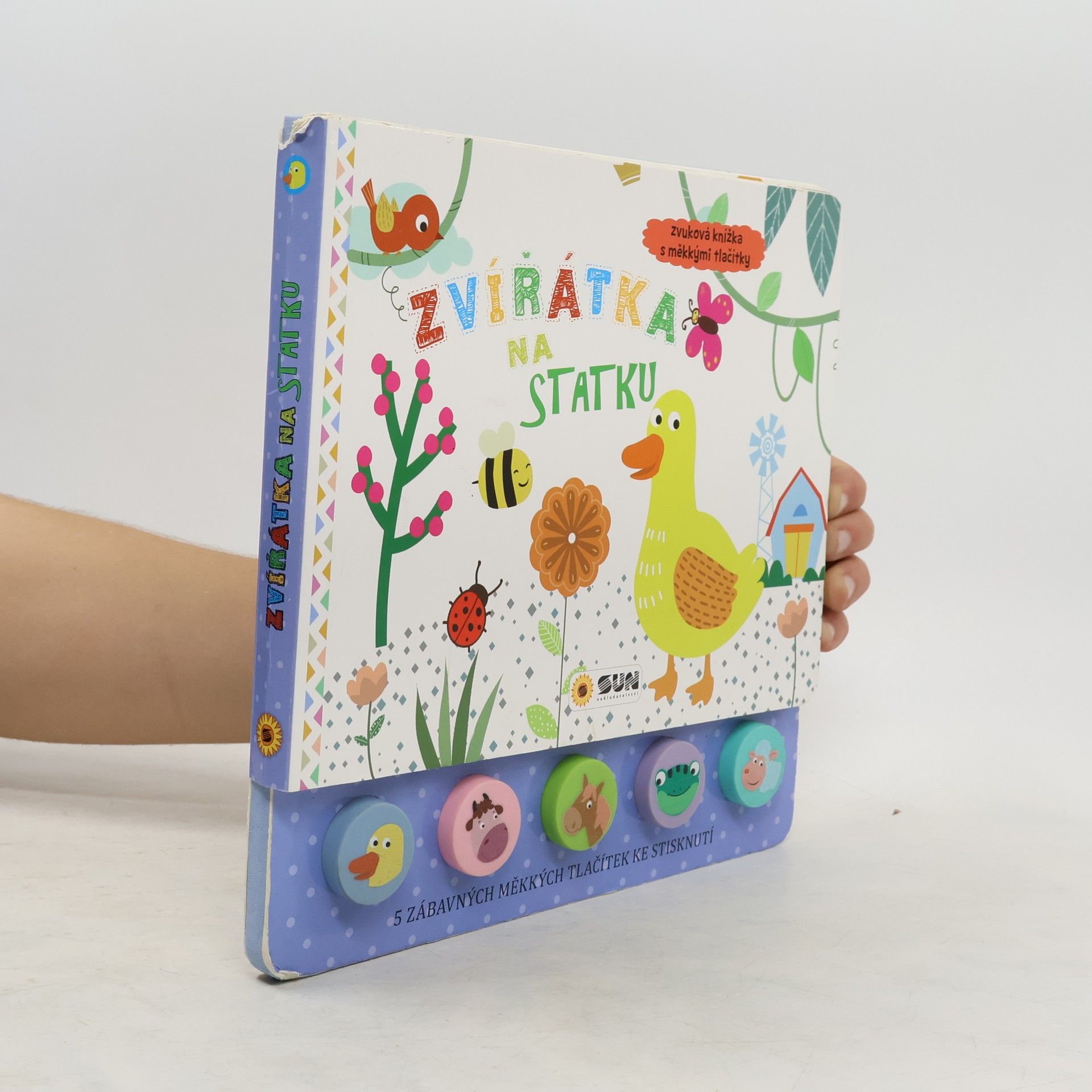 Kolektiv autorů Zvířátka na statku : zvuková knížka s měkkými tlačítky
