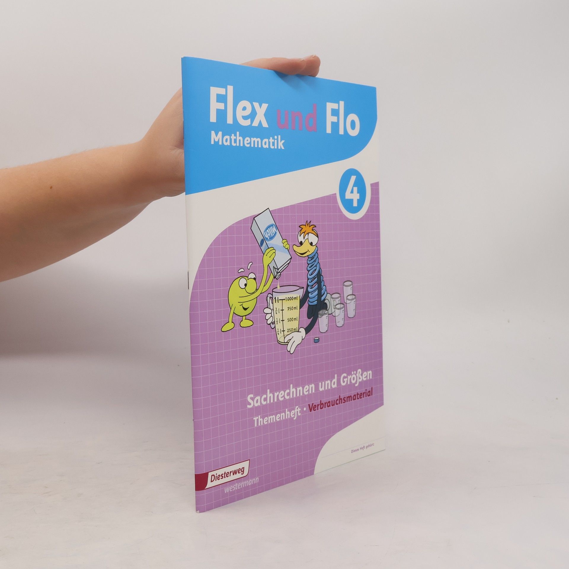Diesterweg Sachrechnen und Größen (Verbrauchsmaterial). Themenheft.4