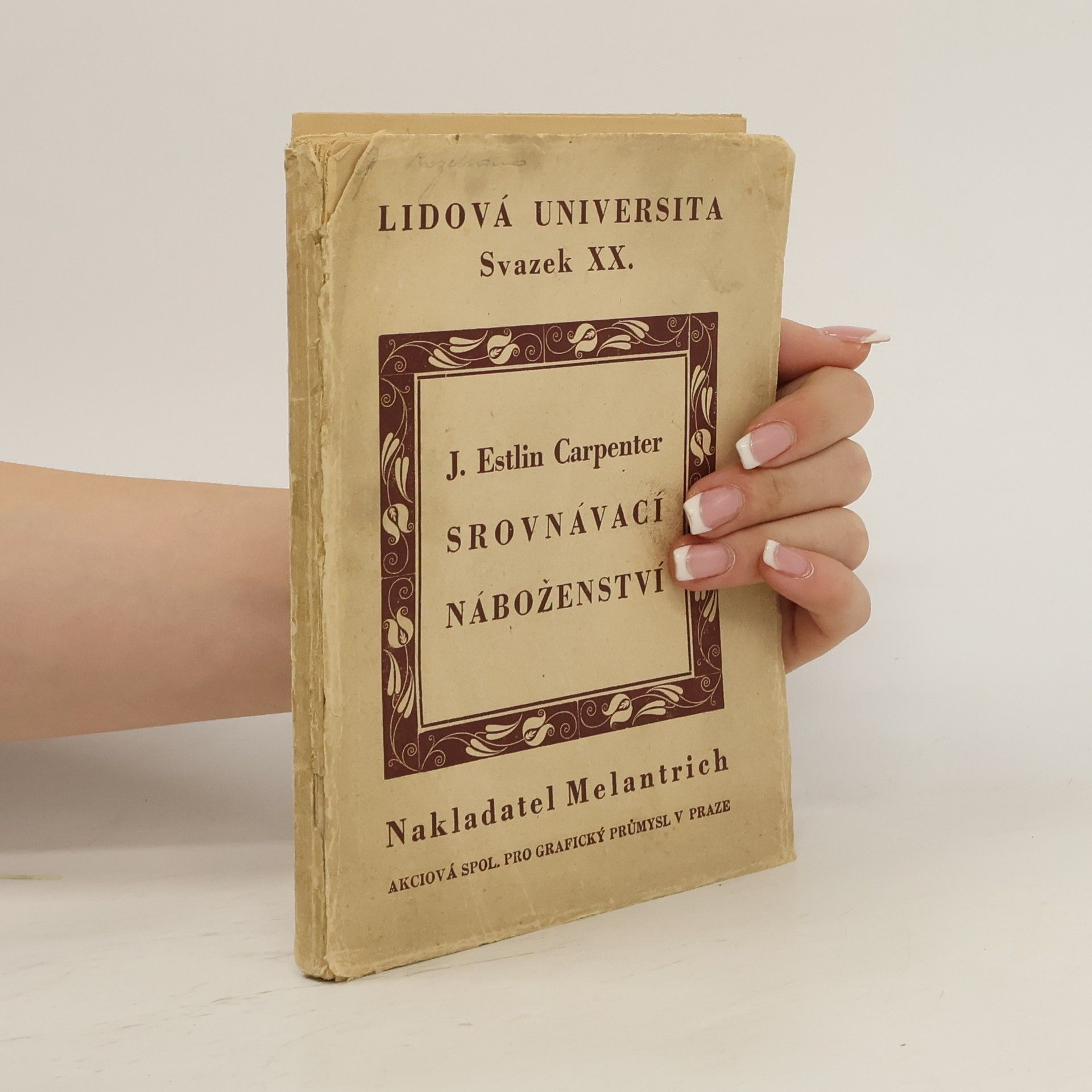 Srovnávací náboženství Svazek XX.