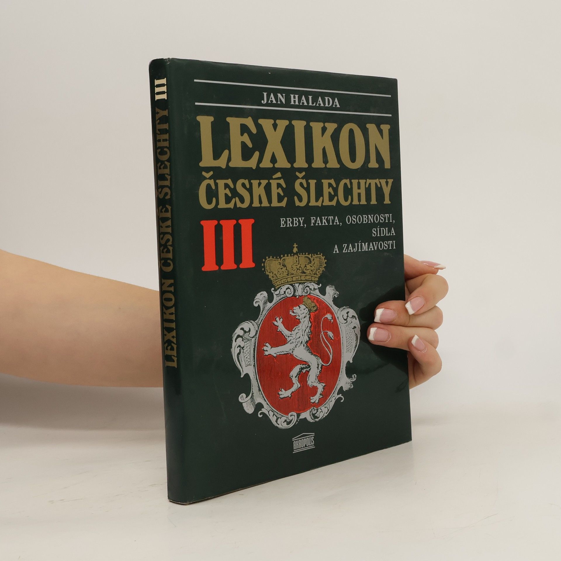 Jan Halada Lexikon české šlechty III.