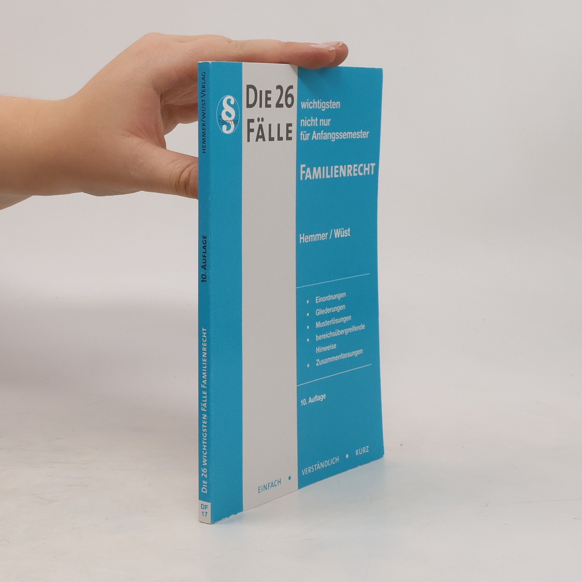 Karl-Edmund Hemmer Die 26 wichtigsten Fälle Familienrecht