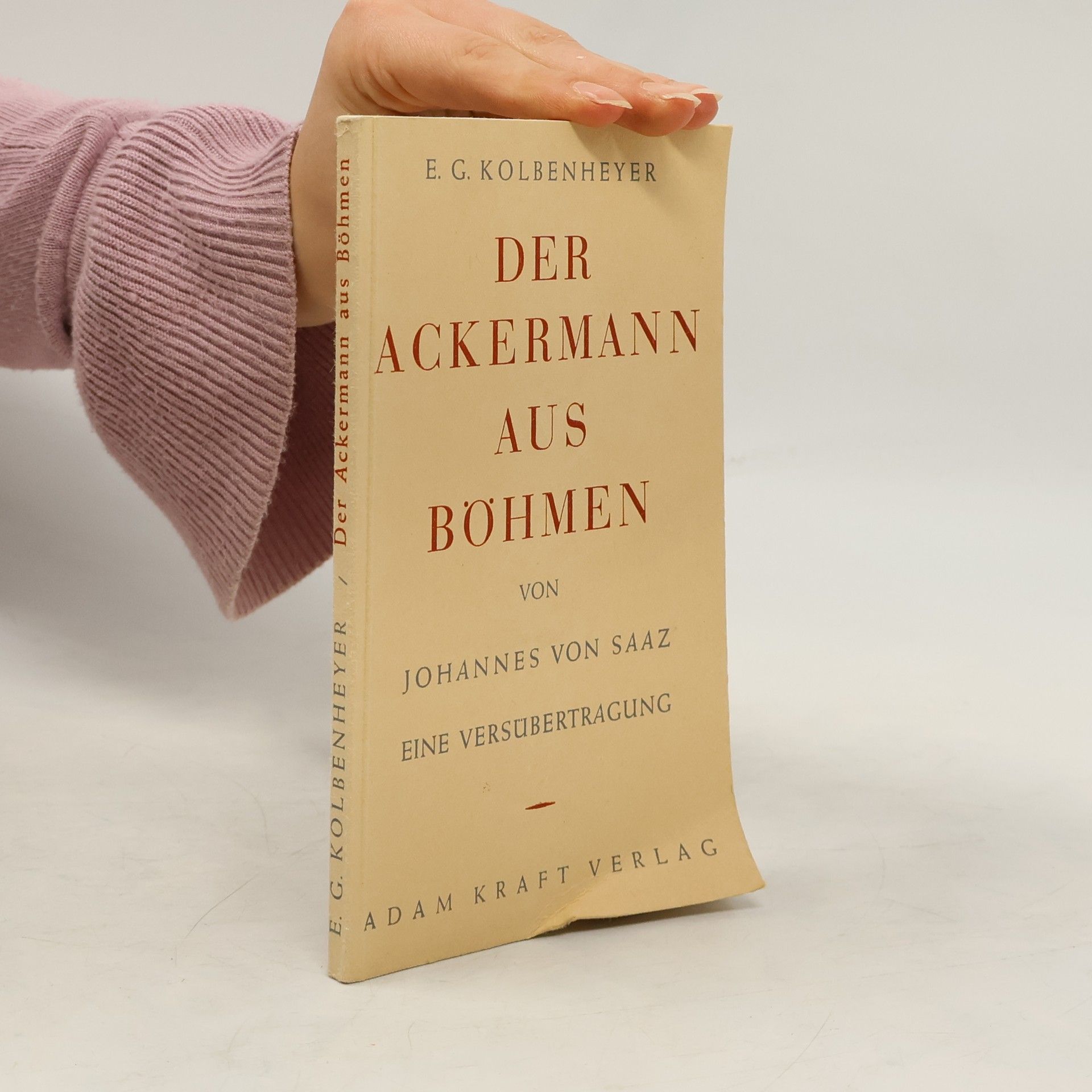 Erwin Guido Kolbenheyer Der Ackermann aus Böhmen