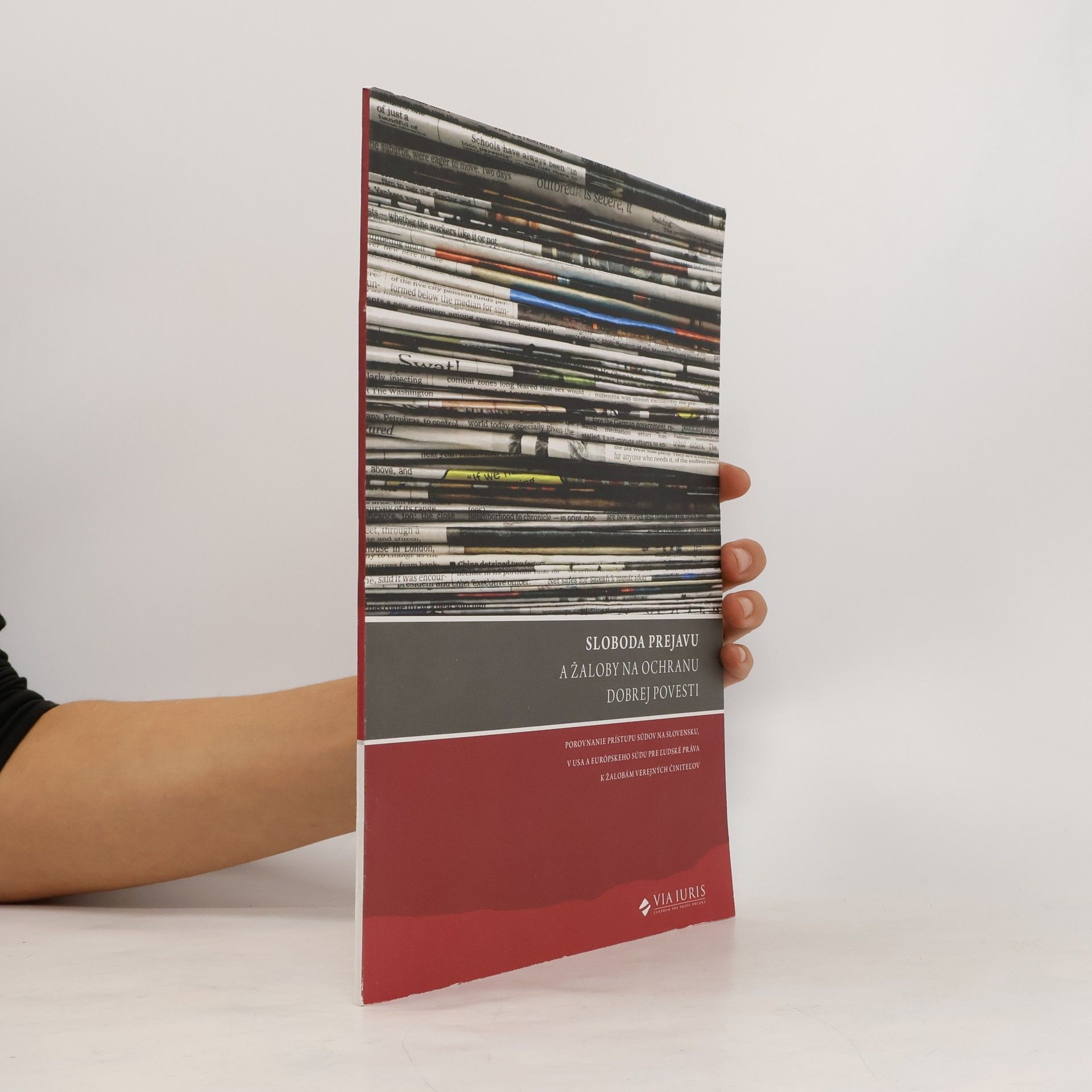 Kolektív autorov Sloboda prejavu a žaloby na ochranu dobrej povesti