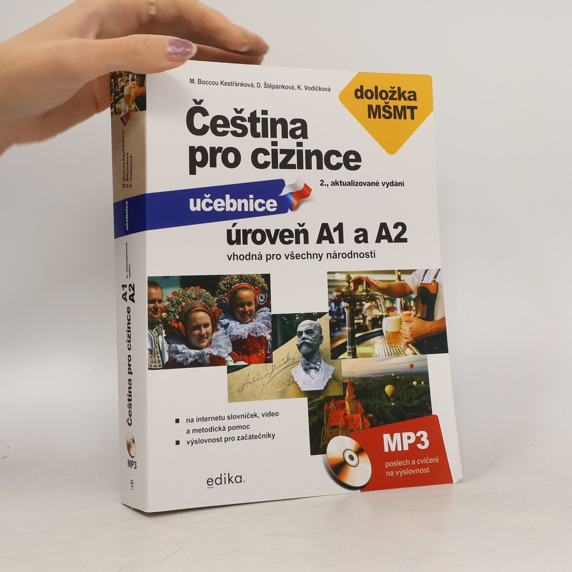 Marie Boccou Kestřánková Čeština pro cizince. Úroveň A1 a A2. Učebnice