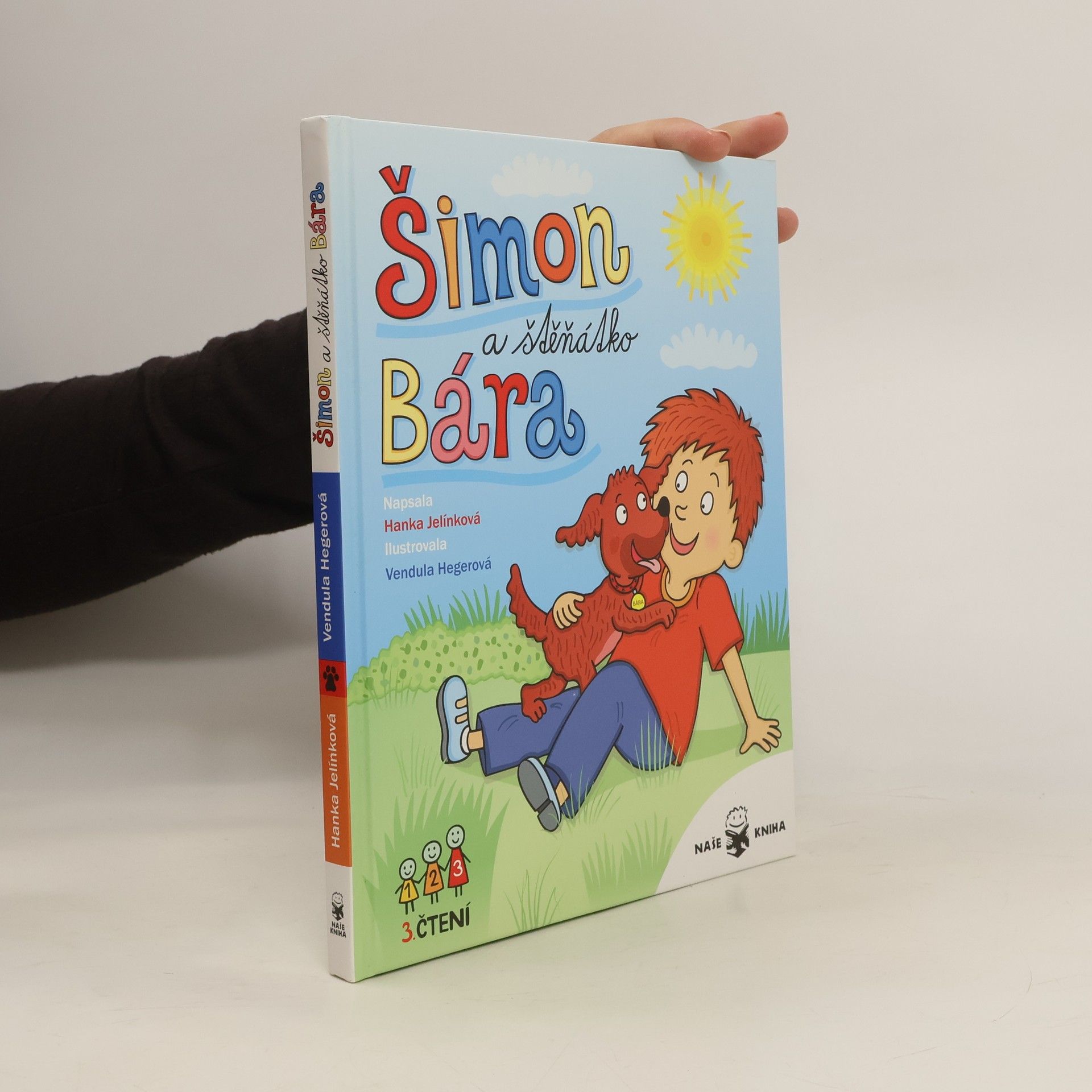 Hanka Jelínková Šimon a štěnátko Bára