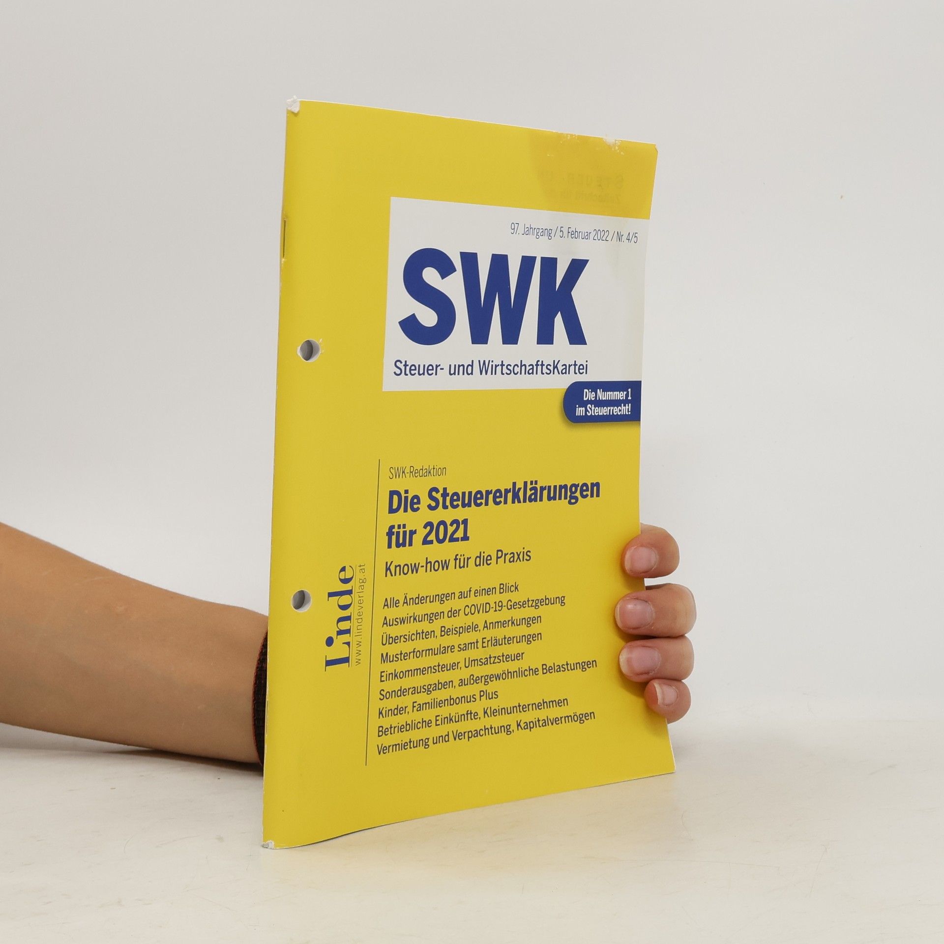 Collectif d'auteurs Die Steuererklärungen für 2021