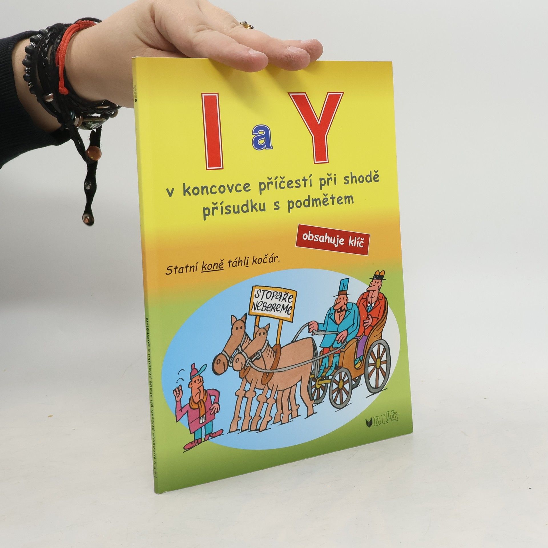 Vlasta Blumentrittová I a Y v koncovce příčestí při shodě přísudku s podmětem