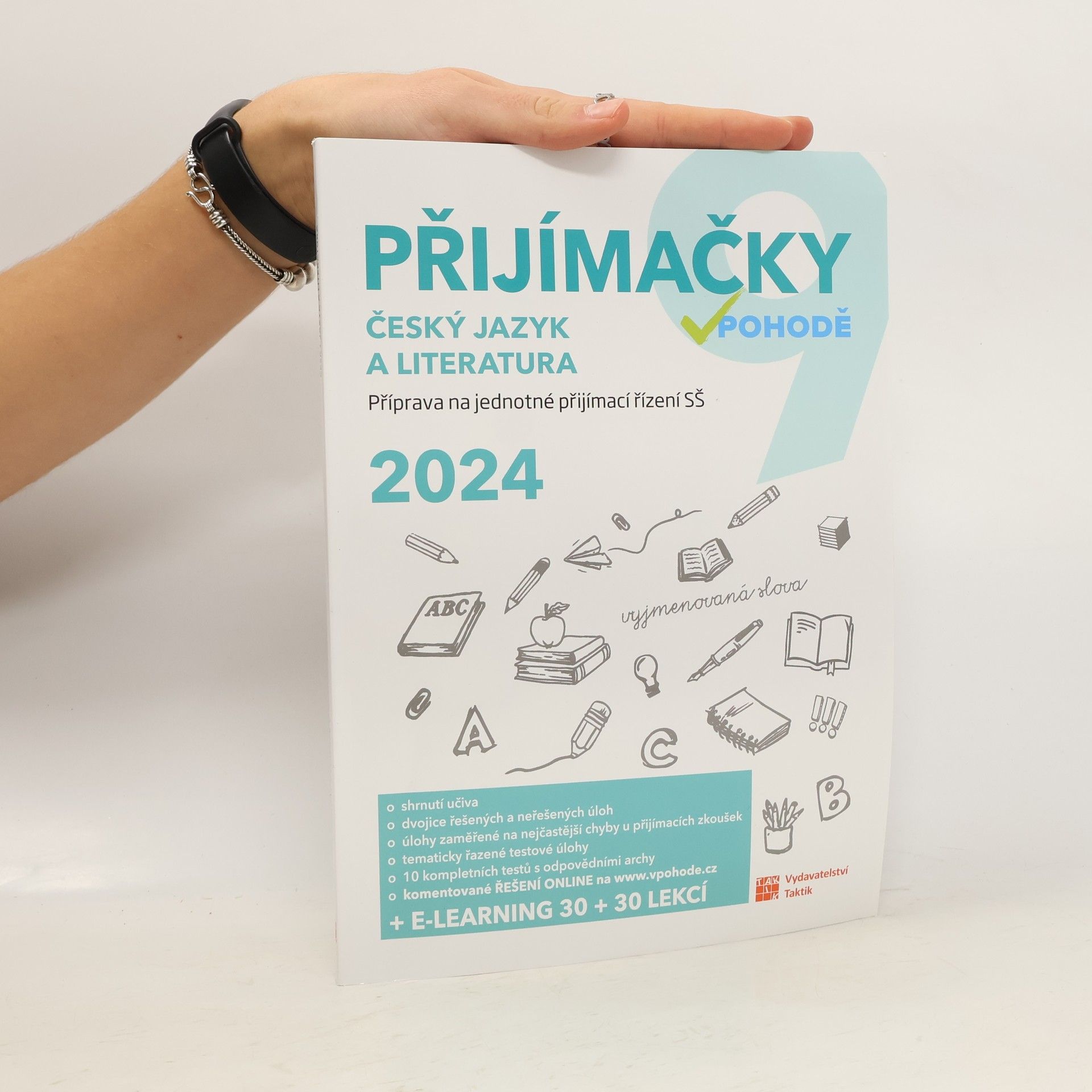 Kolektiv autorů Přijímačky v pohodě: příprava na jednotné přijímací řízení SŠ 2024. Český jazyk a literatura