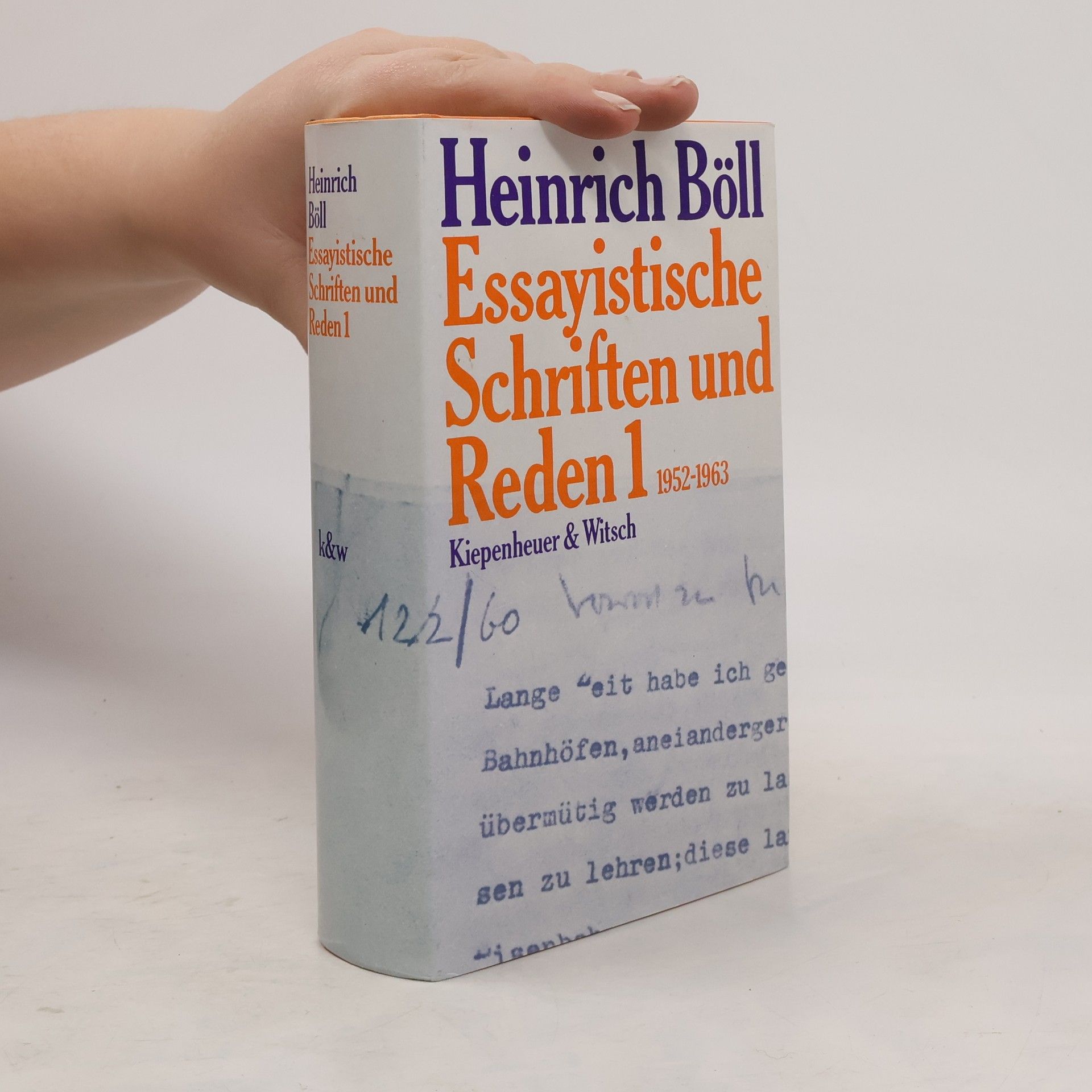Heinrich Böll Essayistische Schriften und Reden