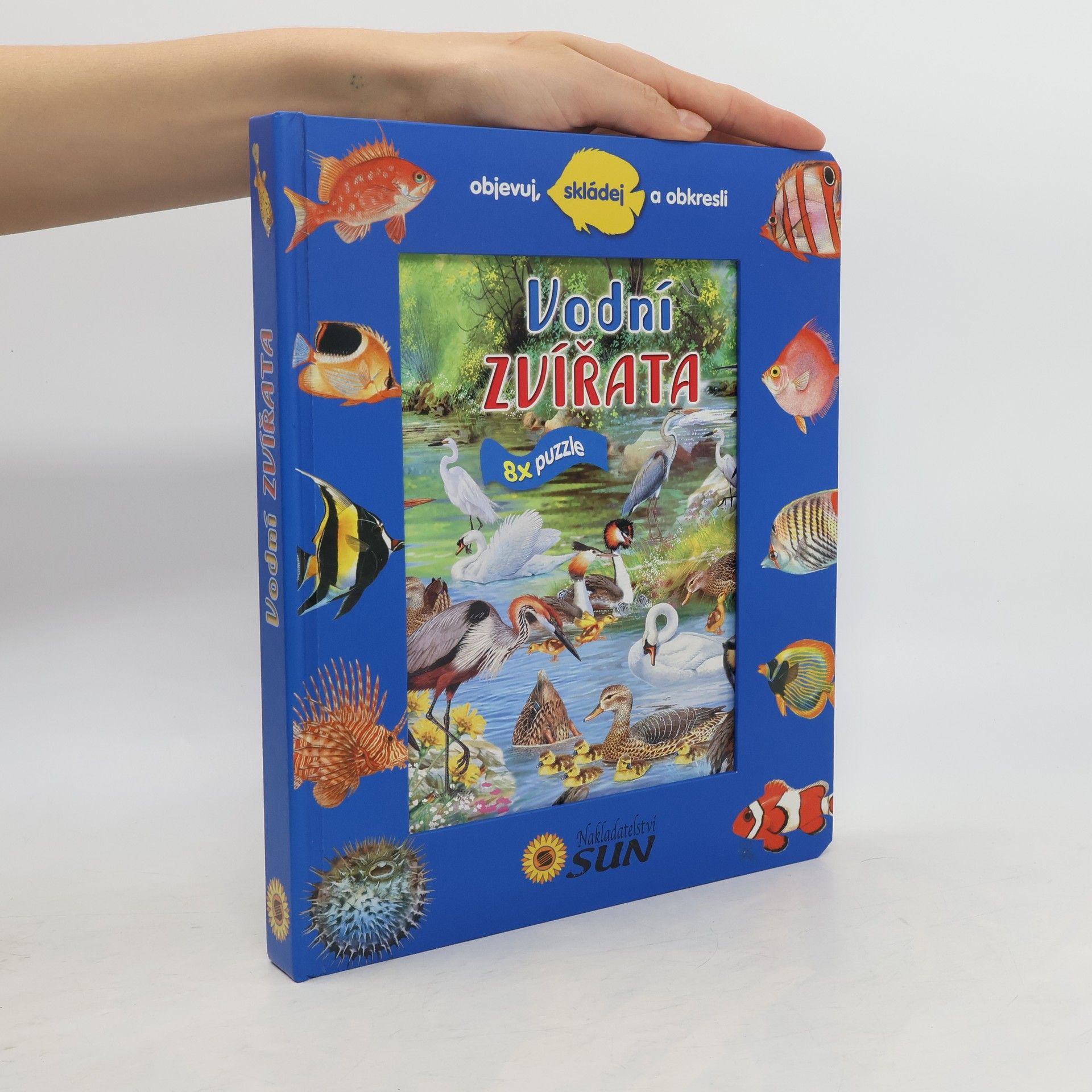 Vodní zvířata : 8x puzzle
