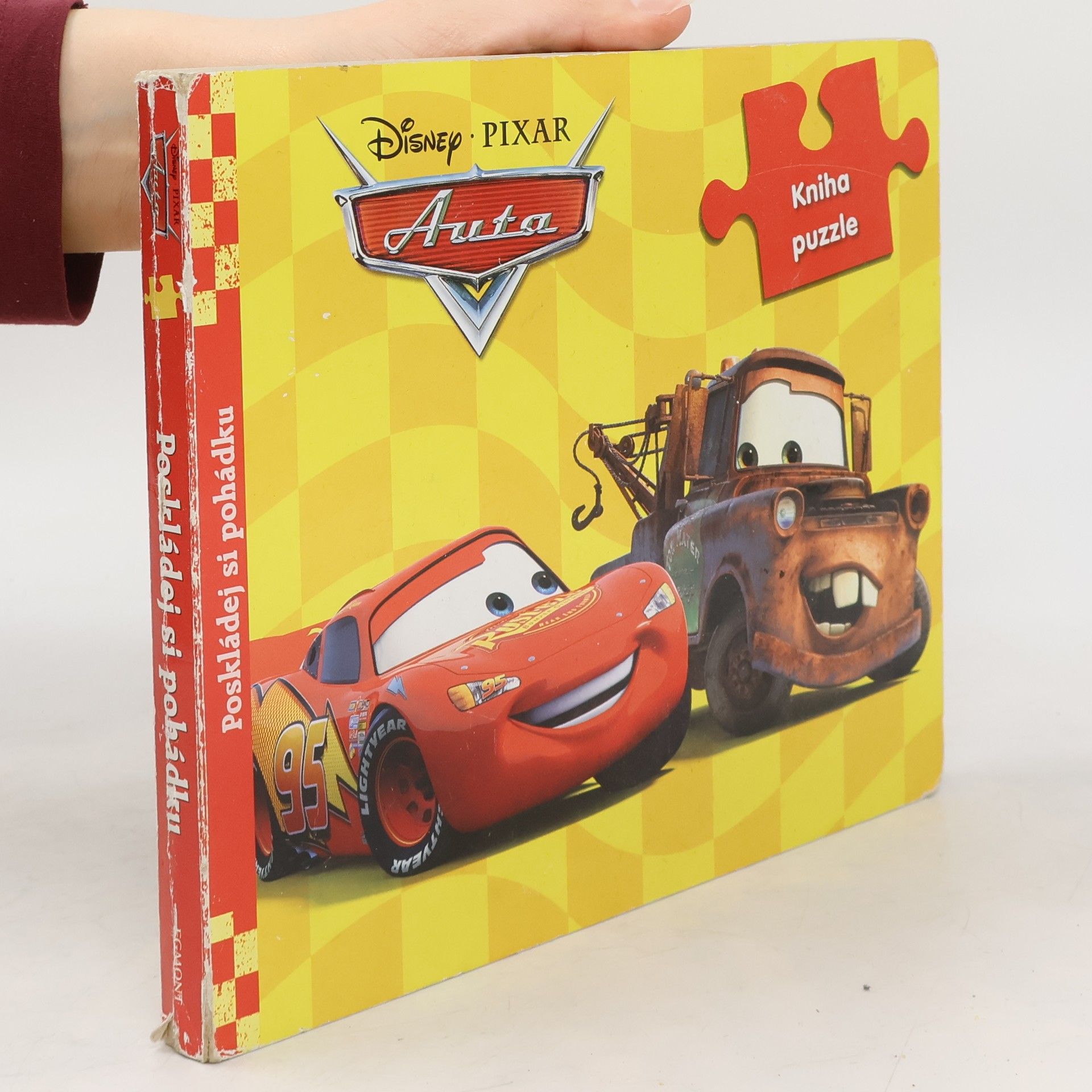Walt Disney Auta - Kniha puzzle